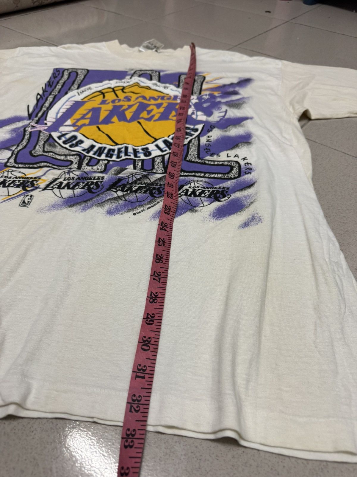 NBA VINTAGE LOS ANGELES LAKERS MAGIC JOHNSON SHIRT Size US XL / EU 56 / 4 - 3 Thumbnail