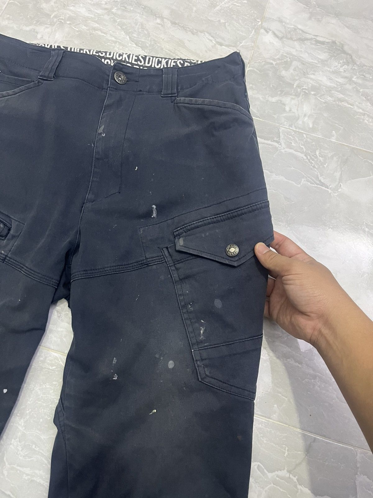 Dickies Dickies Texas USA Slim Fit Work Pants Navy Size US 32 / EU 48 - 4 Thumbnail