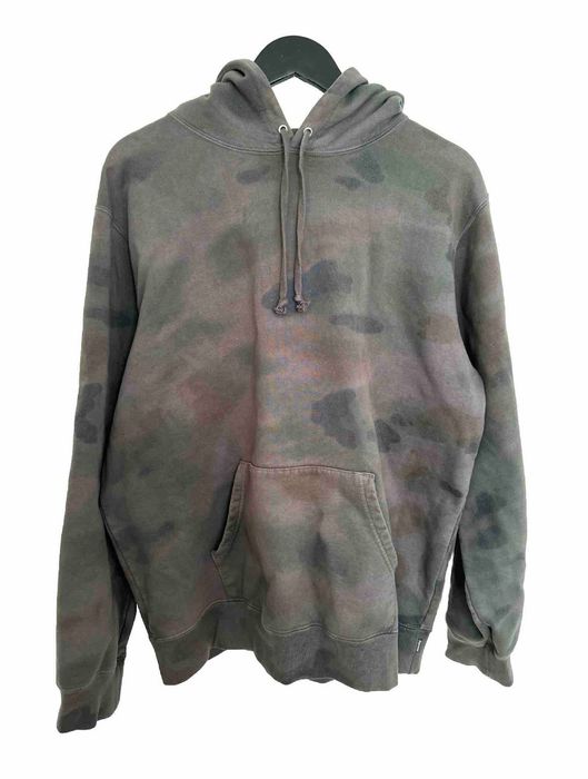 Supreme Supreme Overdyed Hooded Sweatshirt Black Camo Large S/S 20