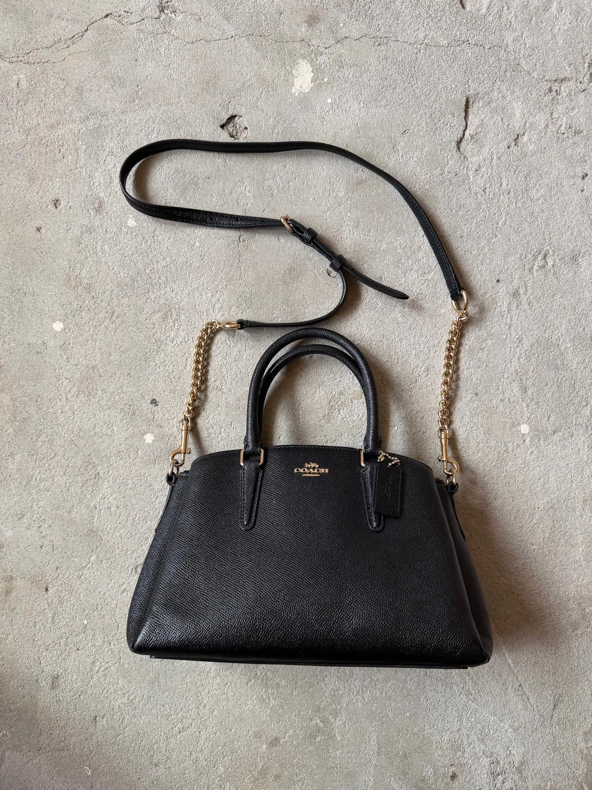 Coach Coach 2Way Mini Sage Carryall Shoulder Bag Black Size ONE SIZE - 1 Thumbnail