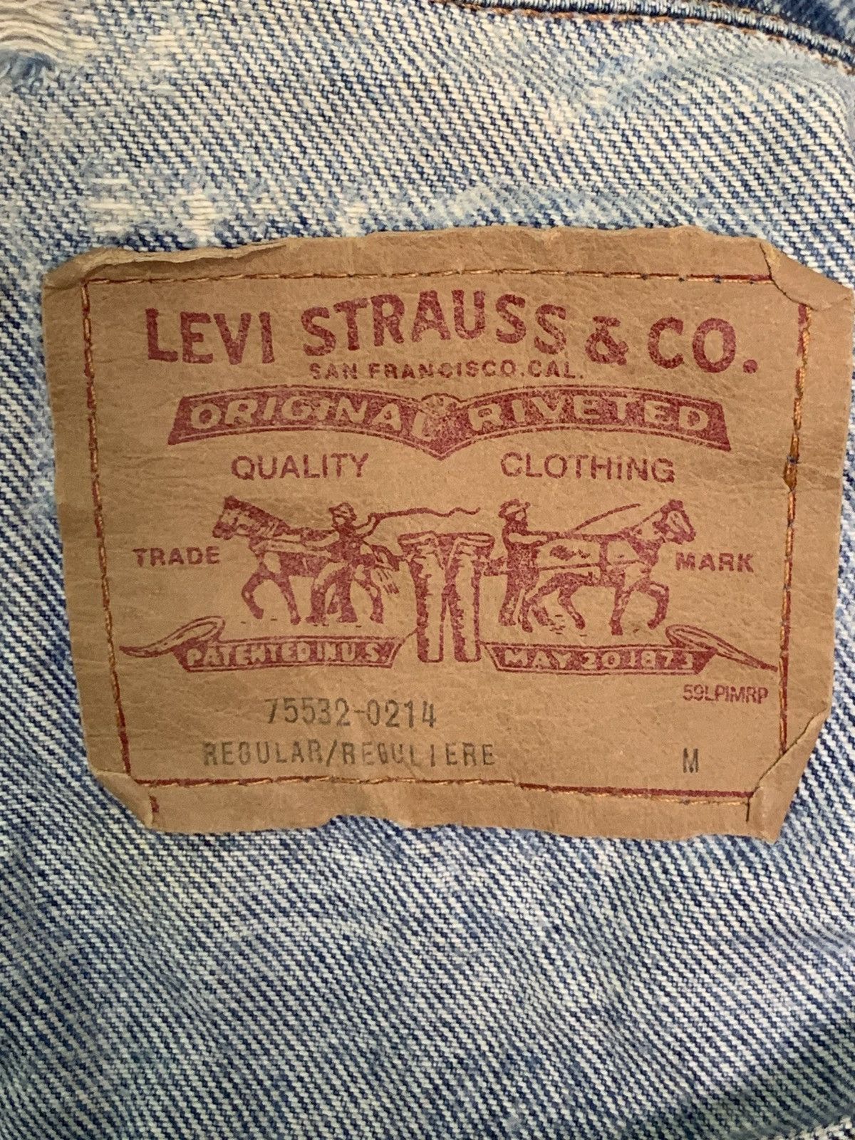Levi's Vintage Clothing Rare Design Vintage Levi’s Trucker Jackets Size US M / EU 48-50 / 2 - 4 Thumbnail