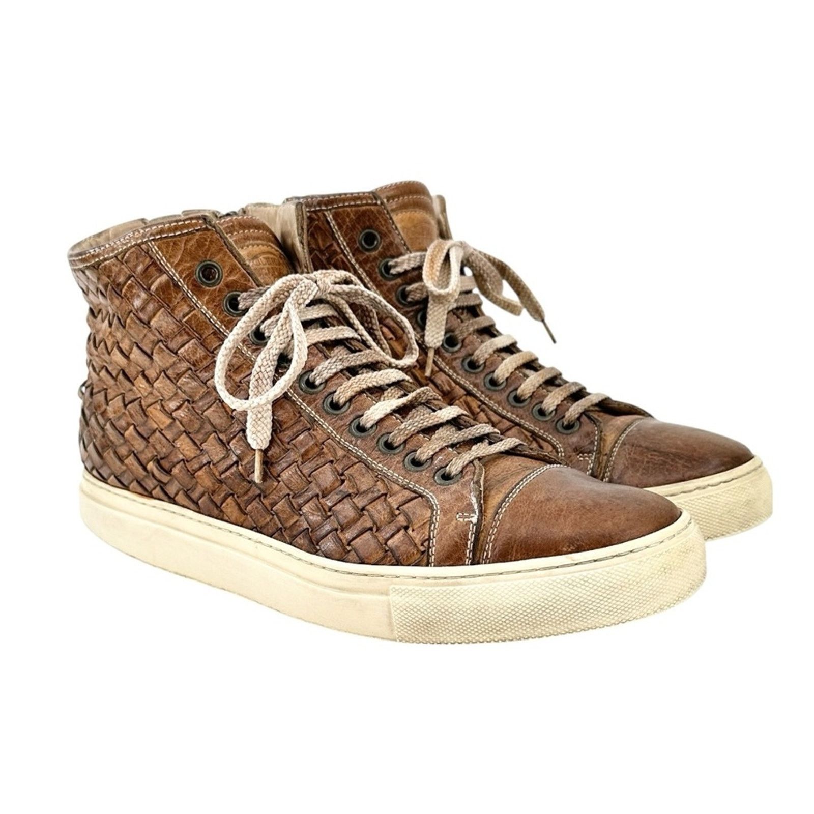 Other Calzoleria Toscana Dip-Dyed Woven High Top - Leather Shoes Size US 9.5 / EU 42-43 - 1 Thumbnail