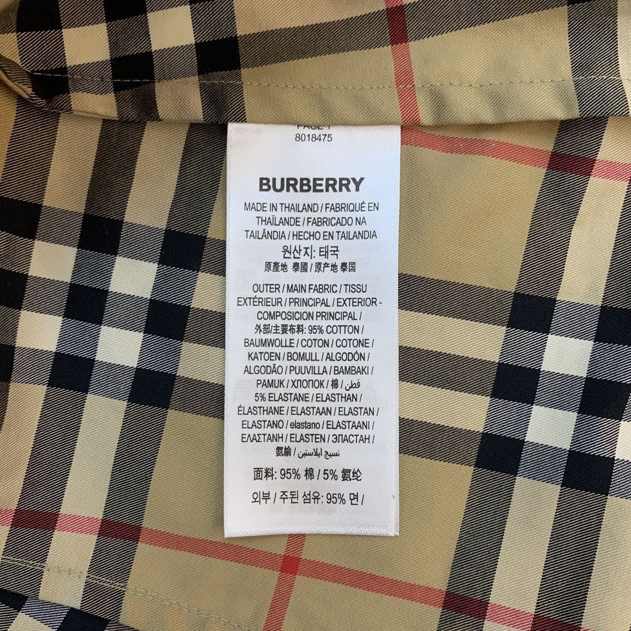 Burberry Burberry Single-breasted Casual Long Sleeve Shirt K26WX Size XS / US 0-2 / IT 36-38 - 7 Thumbnail