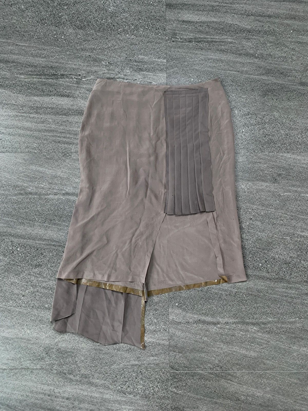 Maison Margiela FREE TAX! Hybrid Silk Mini/Midi Skirts Size 28" / US 6 / IT 42 - 1 Thumbnail