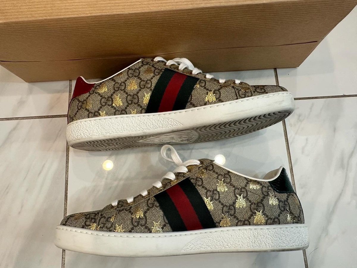 Designer × Gucci Gucci Bee Sneakers Size US 8 / IT 38 - 3 Thumbnail