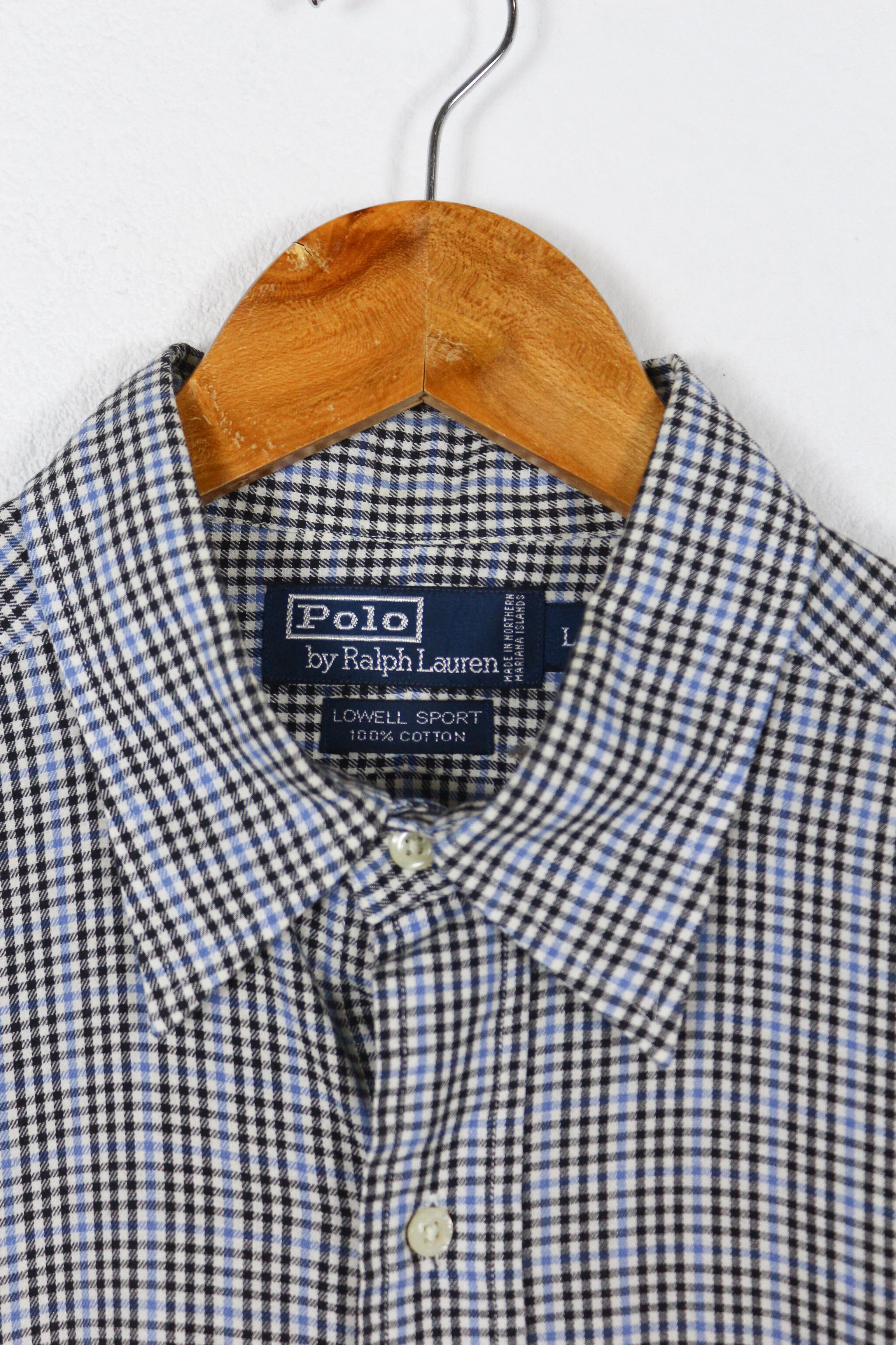 Polo Ralph Lauren × Ralph Lauren Polo Ralph Lauren Pony Logo Check Lowell Sport Shirt L NZ Size US L / EU 52-54 / 3 - 4 Thumbnail