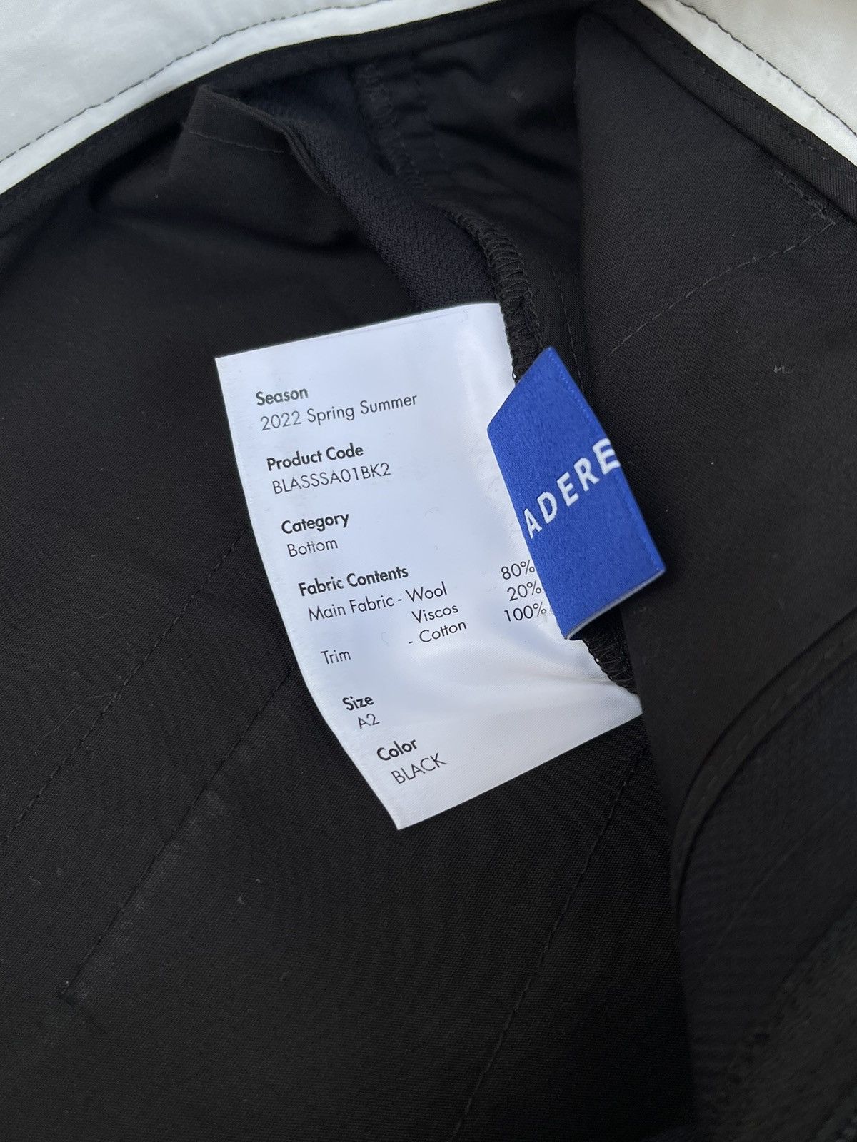 Ader Error !DS! SS22 Adererror Distressed Black Casual Pants Size 30" / US 8 / IT 44 - 17 Thumbnail
