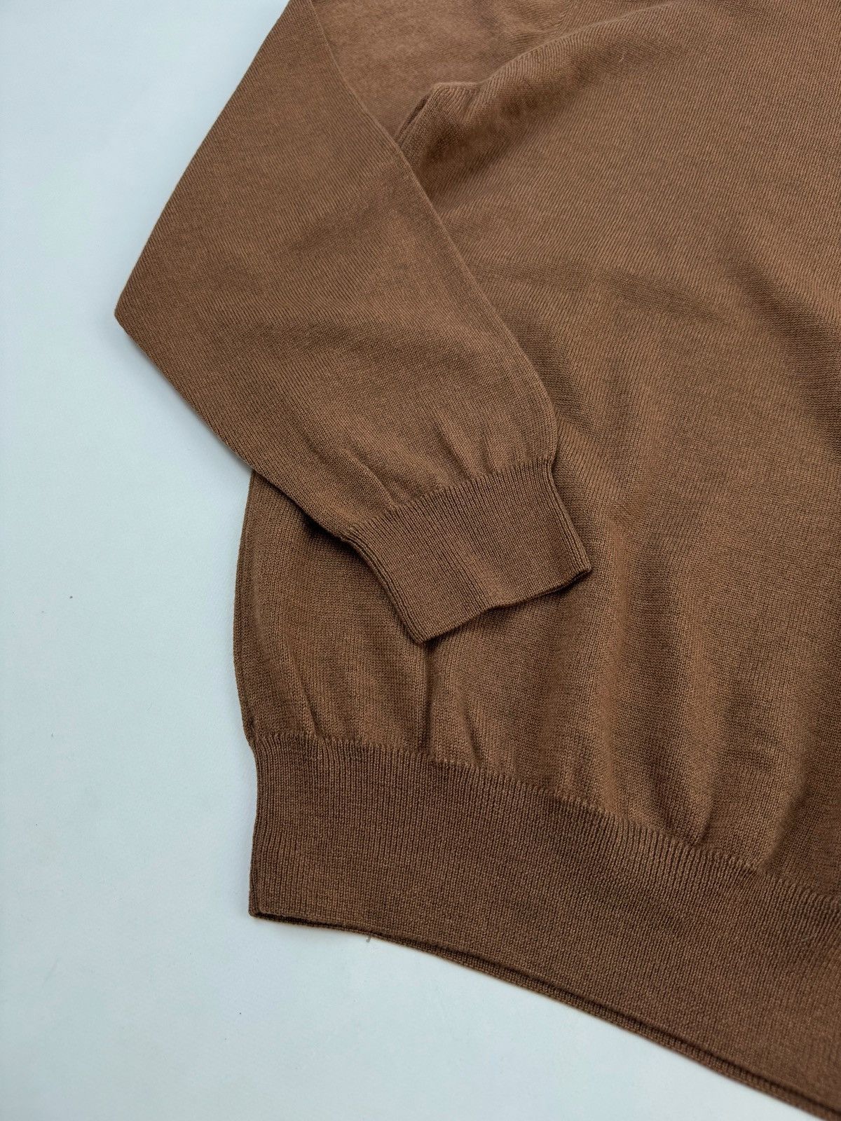 FALKE Falke Wool Turtle Neck Brown Sweater Size US XL / EU 56 / 4 - 7 Thumbnail