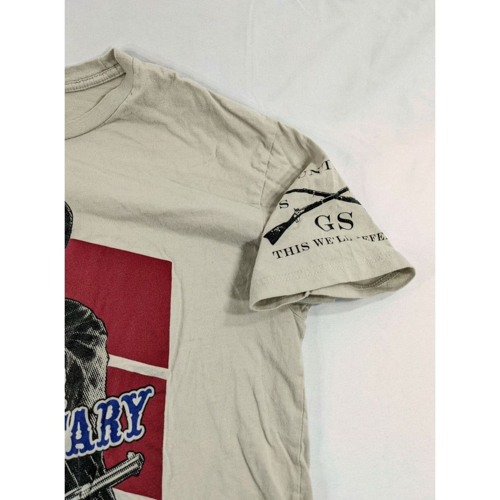 Vintage Grunt Style UNITED STATES SPACE T-Shirt M Beige Cotton 100% Mattis Mens Short Sleeve shirts Size US M / EU 48-50 / 2 - 2 Thumbnail
