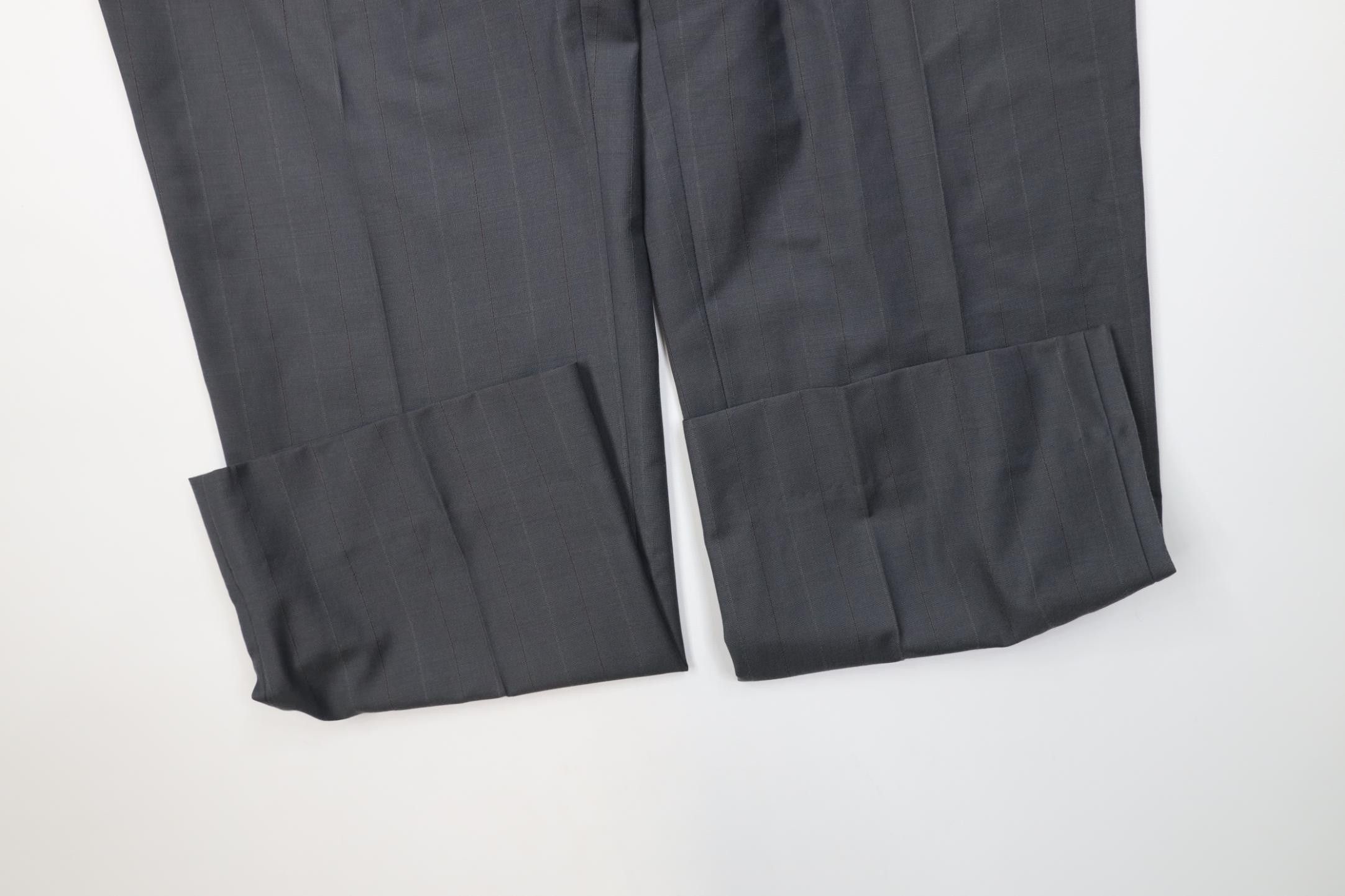 Vintage Vintage 70s Streetwear Wool Blend Knit Wide Leg Chino Pants Size US 38 / EU 54 - 6 Thumbnail
