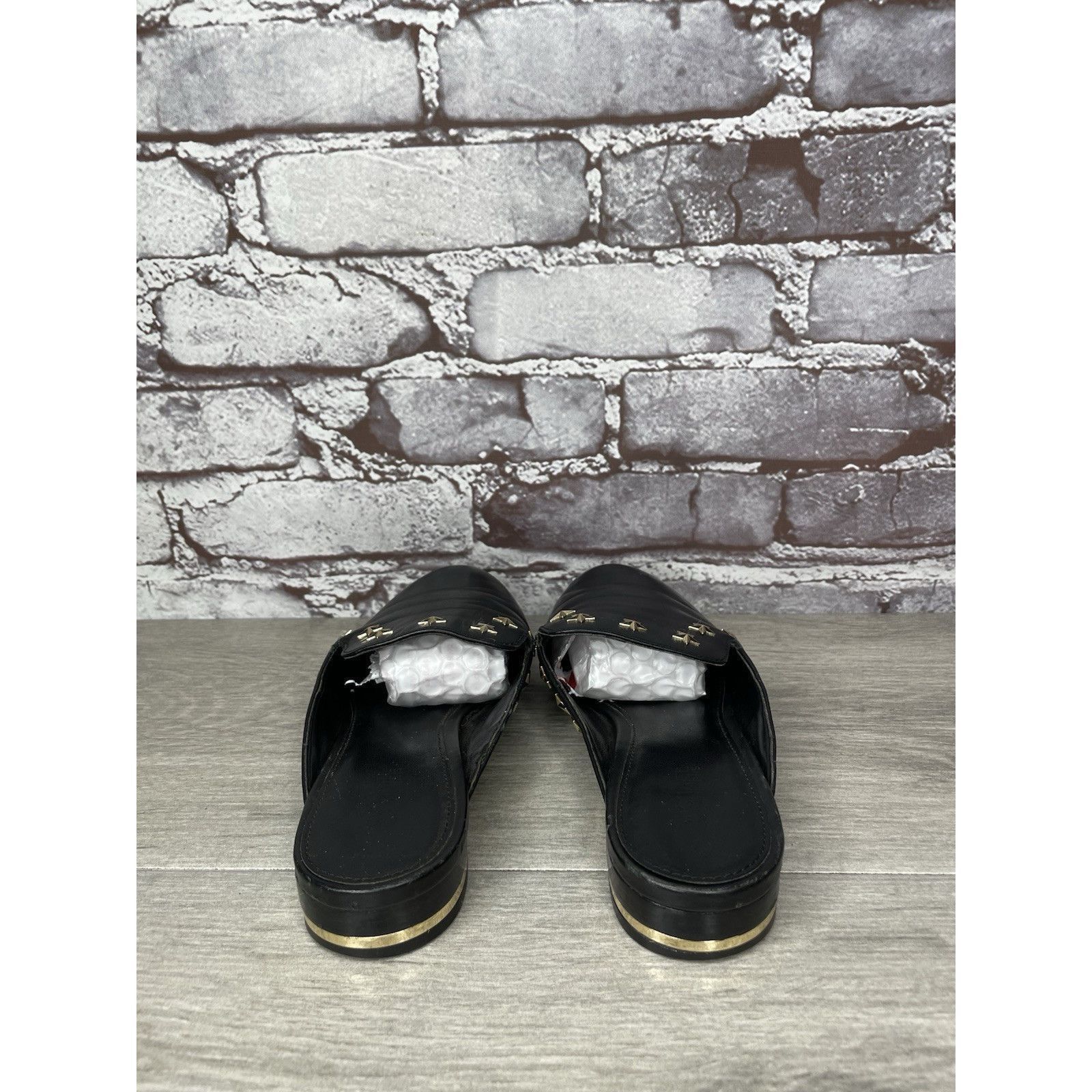 Michael Kors Michael Kors Natasha Admiral Black Leather Studded Stars Poi Size US 5 / IT 35 - 16 Thumbnail