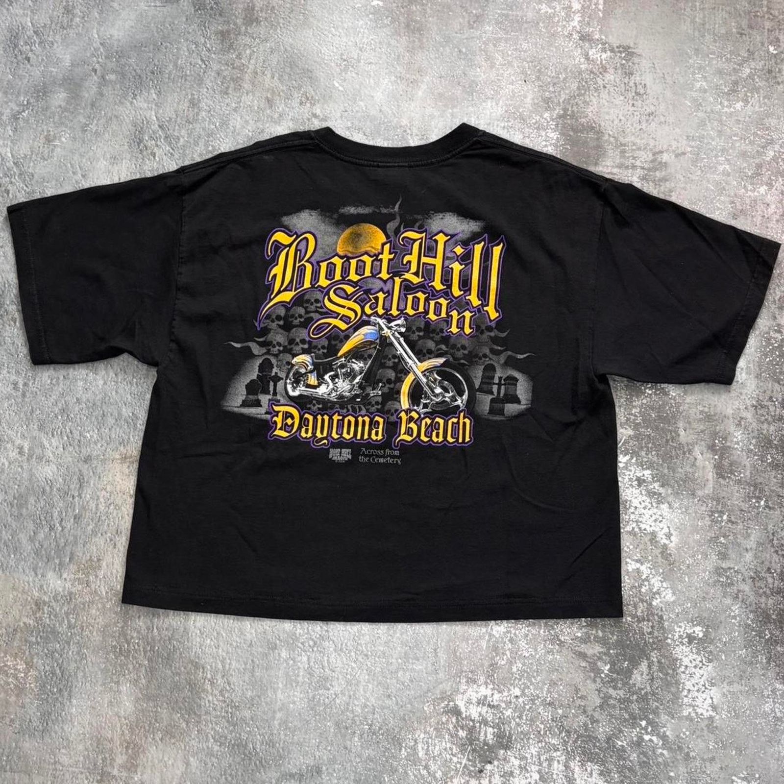Vintage Vintage Boot Hill Saloon Biketober Fest T Shirt! Biker Size US M / EU 48-50 / 2 - 1 Thumbnail