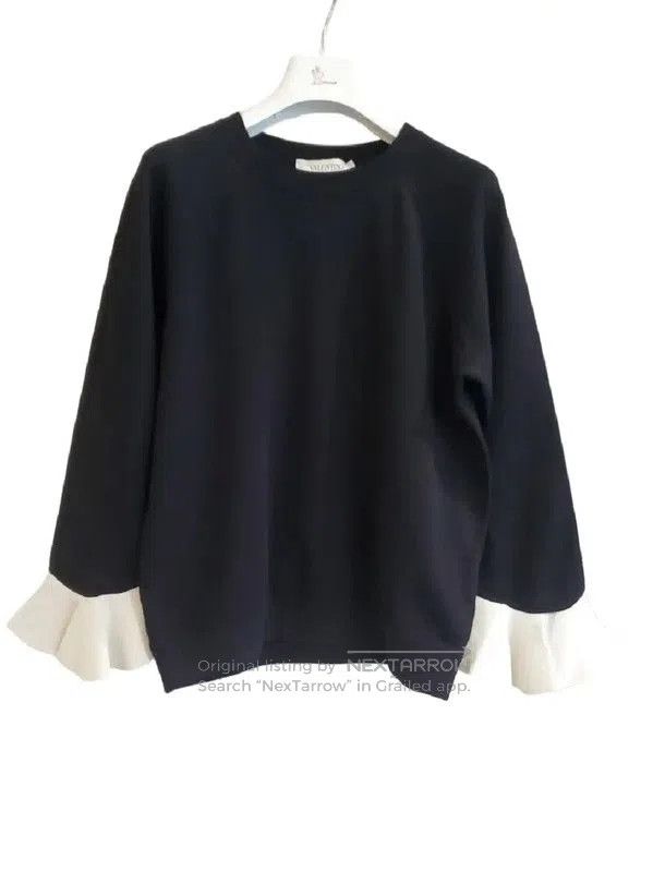 Valentino Valentino Black Long Sleeve Sweater for Women . Size XL / US 12-14 / IT 48-50 - 1 Thumbnail