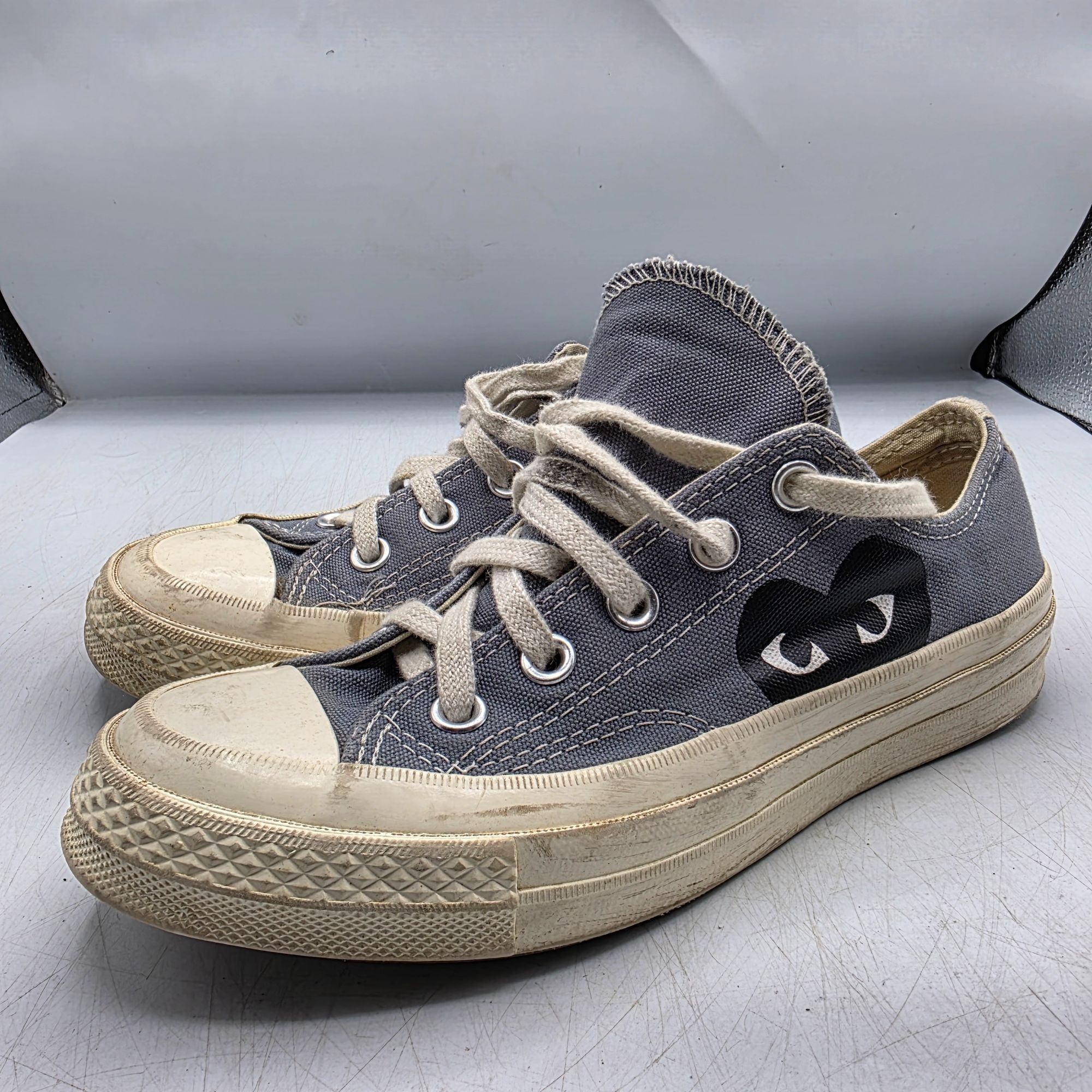 Converse Converse Comme Des Garcons CDG PLAY x Chuck 70 Womens Sz 5 L Size US 5 / IT 35 - 4 Thumbnail