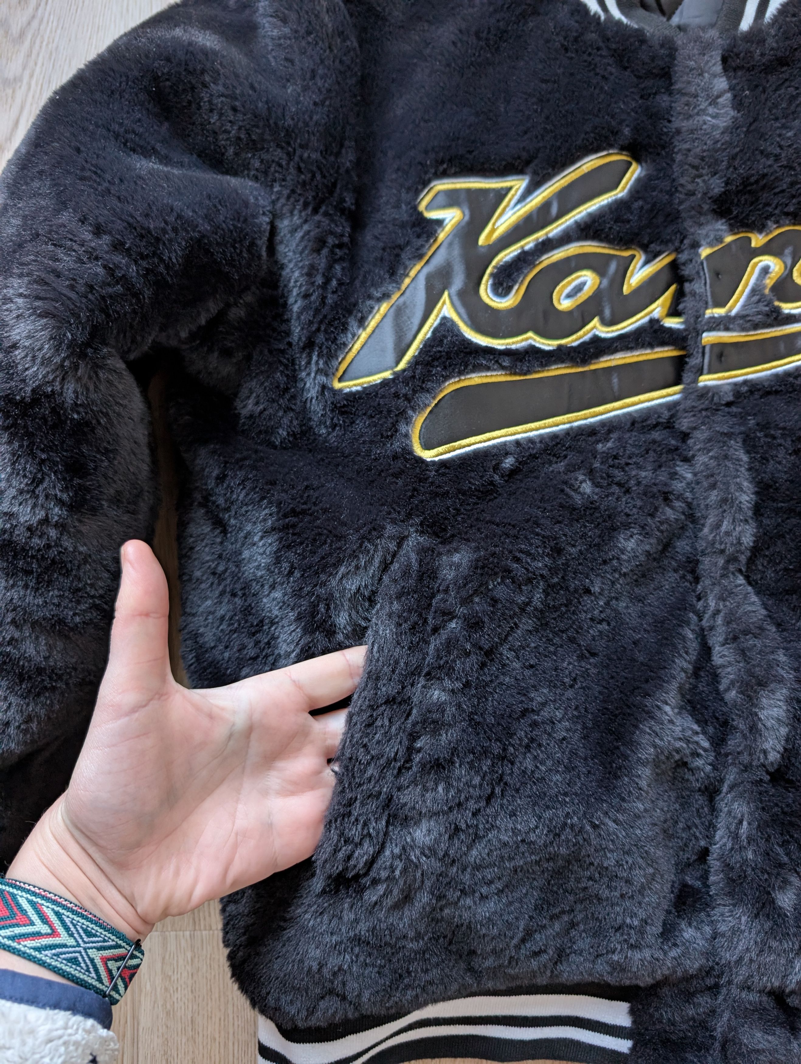 Karl Kani Vintage Karl Kani Avant Garde Fur Opium Bomber Y2K Jacket Size US L / EU 52-54 / 3 - 6 Thumbnail