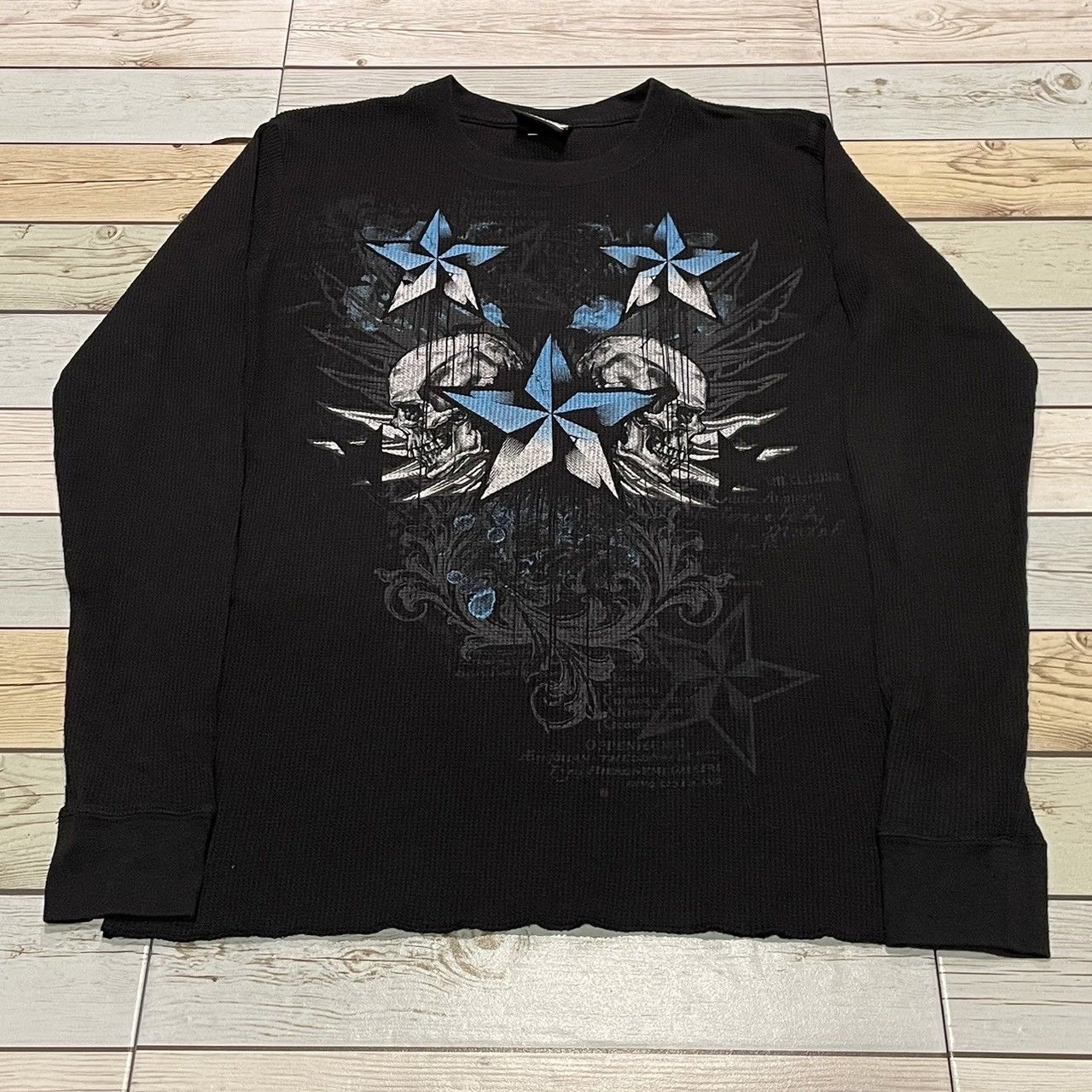 Affliction × Streetwear × Vintage Y2K Vintage Black Metal Vampire