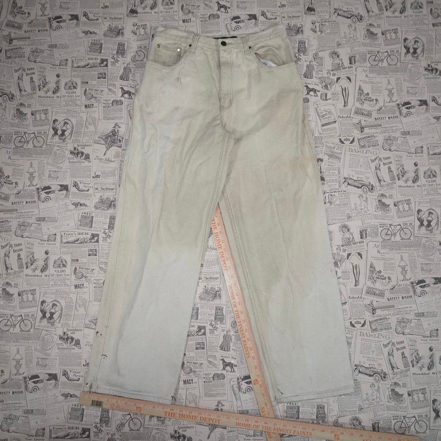 Vintage 32 - Vintage Y2K Yuma USA carpenter heavy faded 2000s pants Size US 32 / EU 48 - 5 Thumbnail