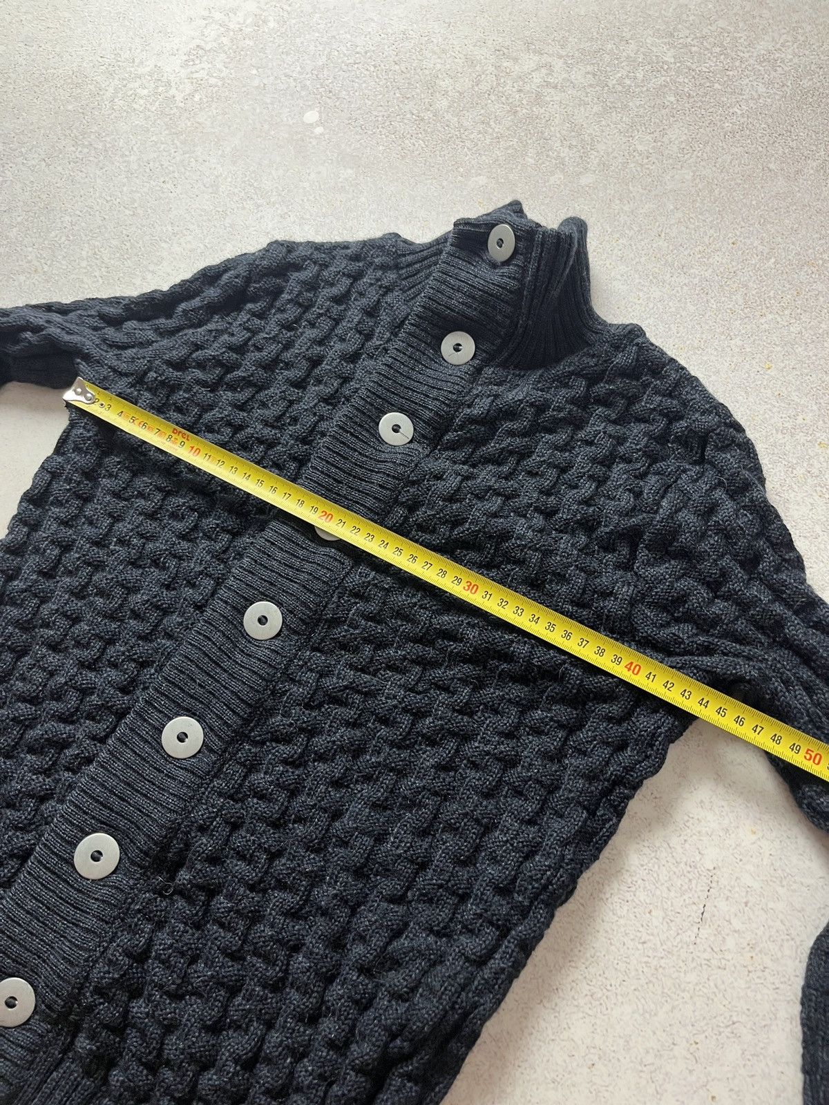 S.N.S. Herning DDP SNS HERNING Blue VIRGIN WOOL Stark Cardigan Sweater Size US S / EU 44-46 / 1 - 9 Thumbnail