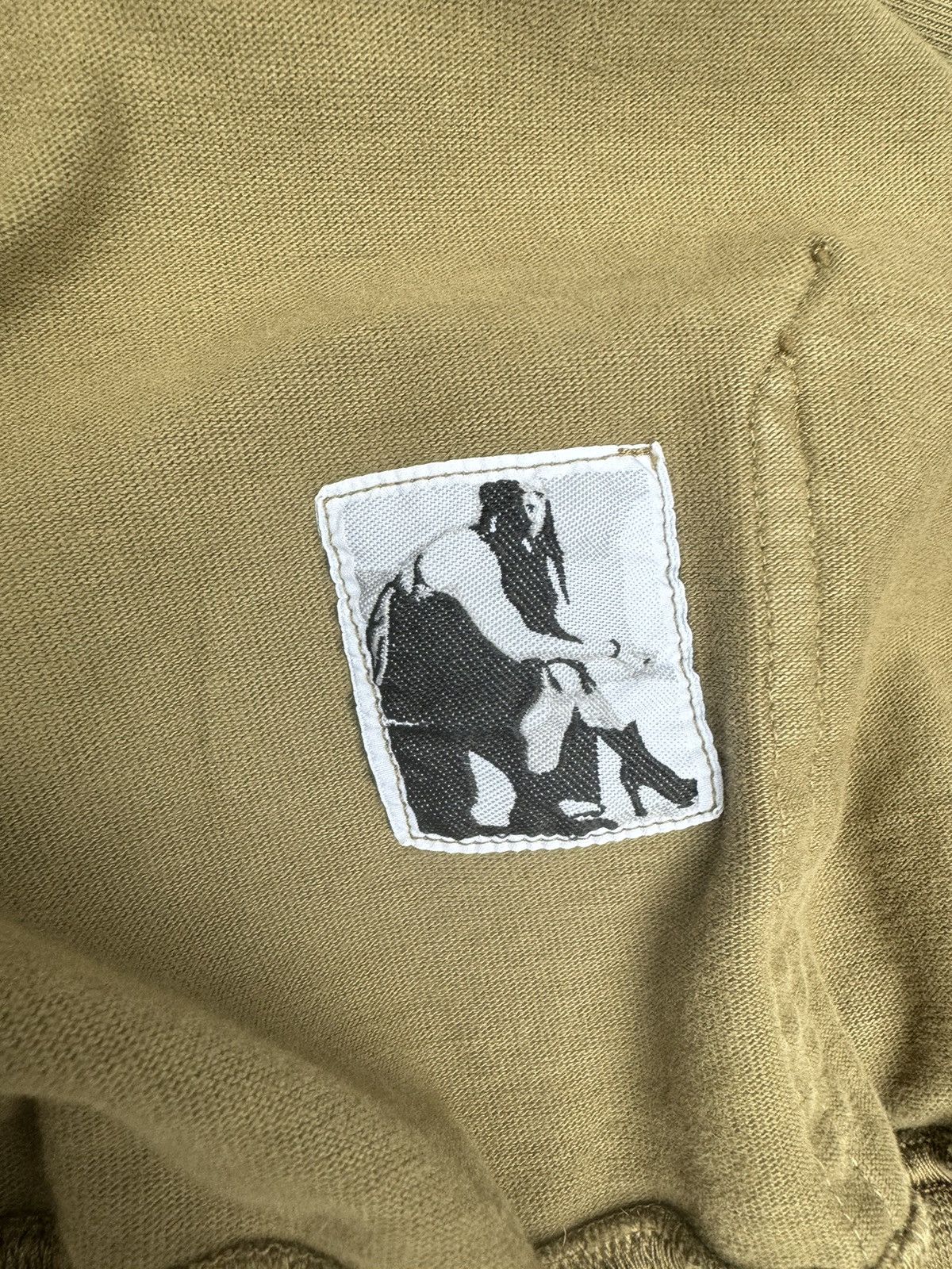 Rick Owens Drkshdw rick owens drkshdw mountain hoodie in taupe/green color Size US XL / EU 56 / 4 - 7 Thumbnail