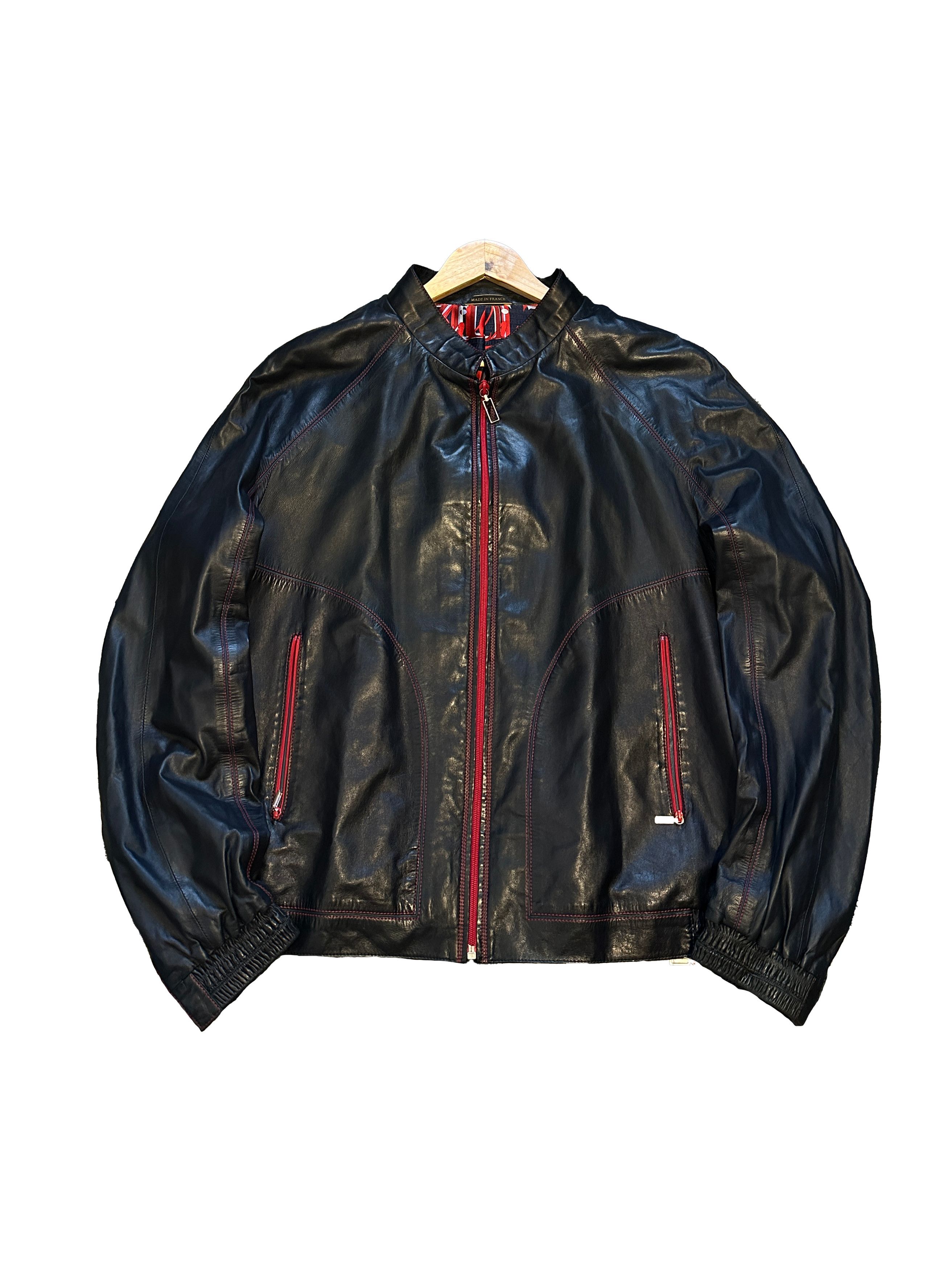 Zilli RRP 7000$ Zilli bomber leather jacket France lambskin silk Size US XL / EU 56 / 4 - 1 Thumbnail