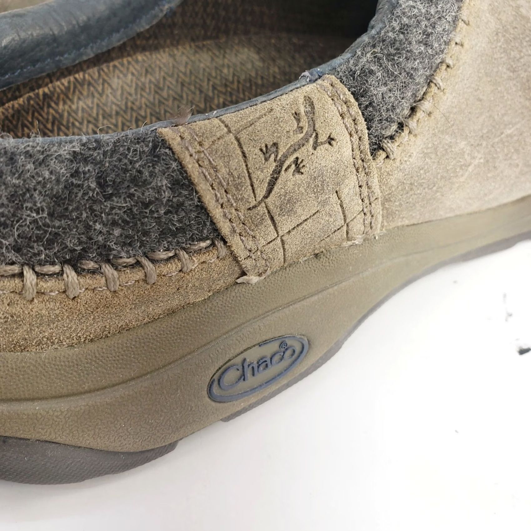 Chaco Chaco Zealander Men’s Clog Size 10M Taupe Suede Nubuck Leather, Leather Lining, Leather Insole, Leather Outsole, Tan Taupe, Casual Shoes, Men Size US 10 / EU 43 - 5 Thumbnail