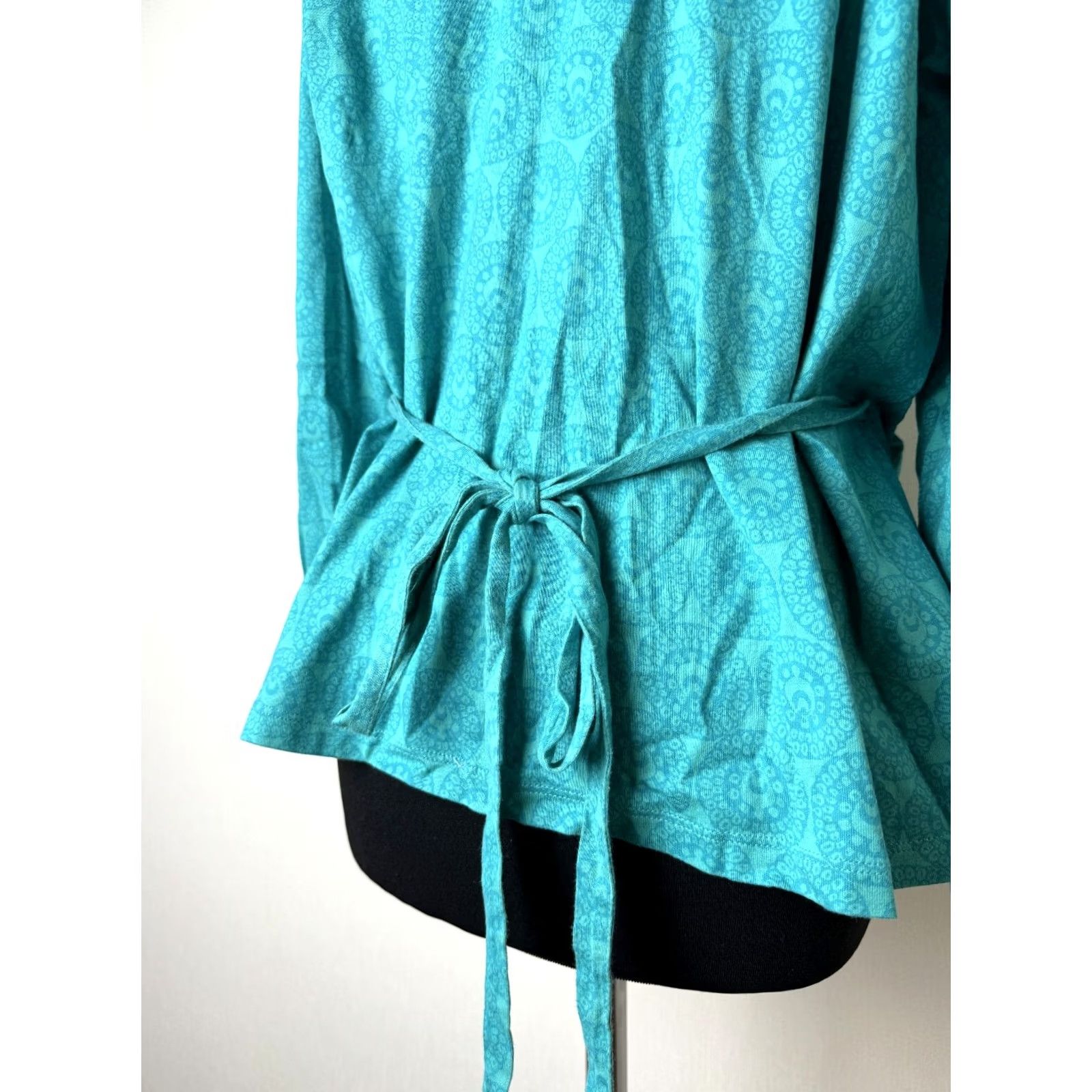 Marimekko marimekko womens XL blue long sleeve wrap shirt Size XL / US 12-14 / IT 48-50 - 7 Thumbnail