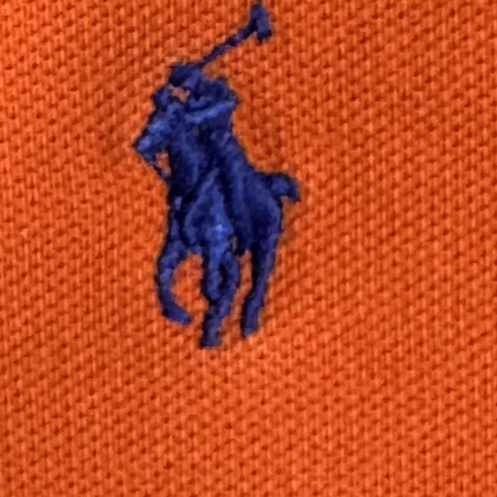 Polo Ralph Lauren Polo Ralph Lauren Polo Shirt Mens Large Orange Classic Fit Embroidered Pony Short Sleeve Casual Tee Size US M / EU 48-50 / 2 - 7 Thumbnail