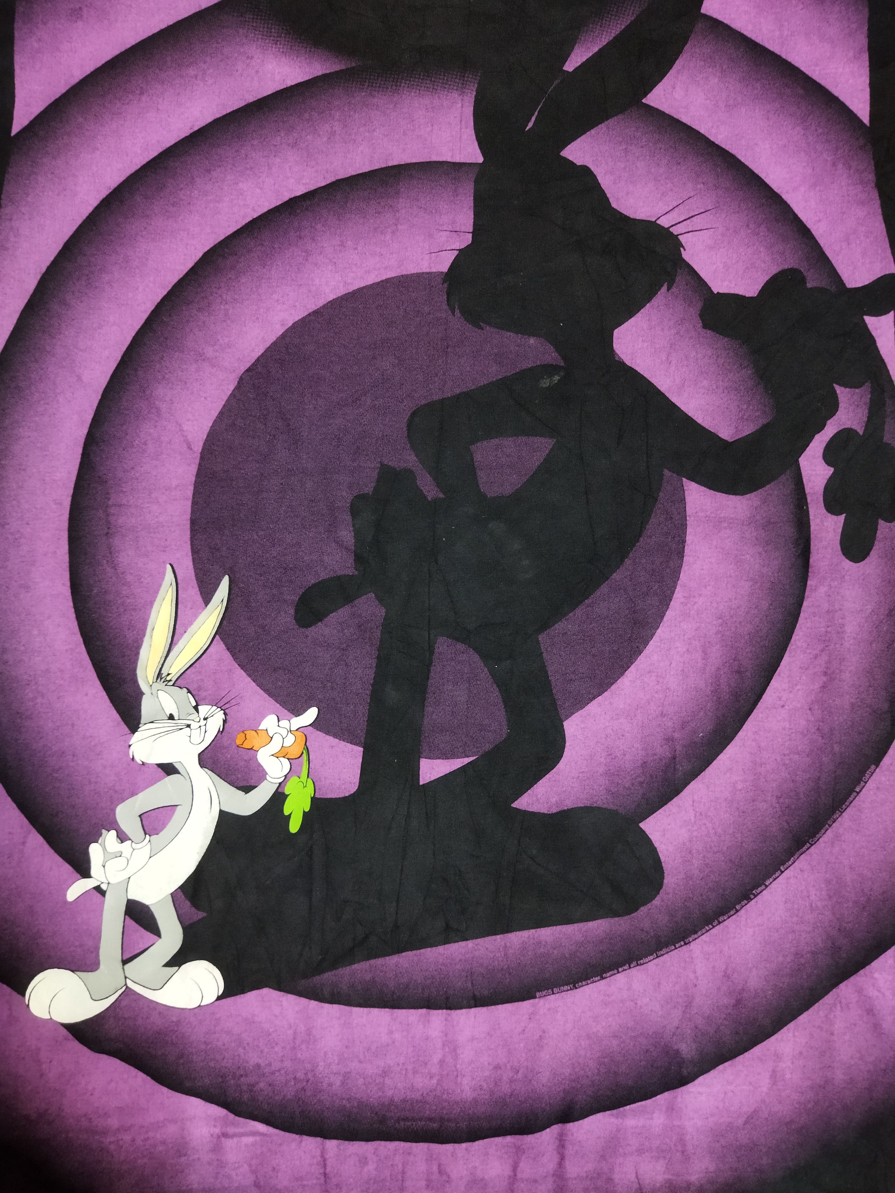Cartoon Network × Vintage Vintage 90s Looney Tunes Bugs Bunny Bull Eye Aop Tee Size US XL / EU 56 / 4 - 3 Thumbnail