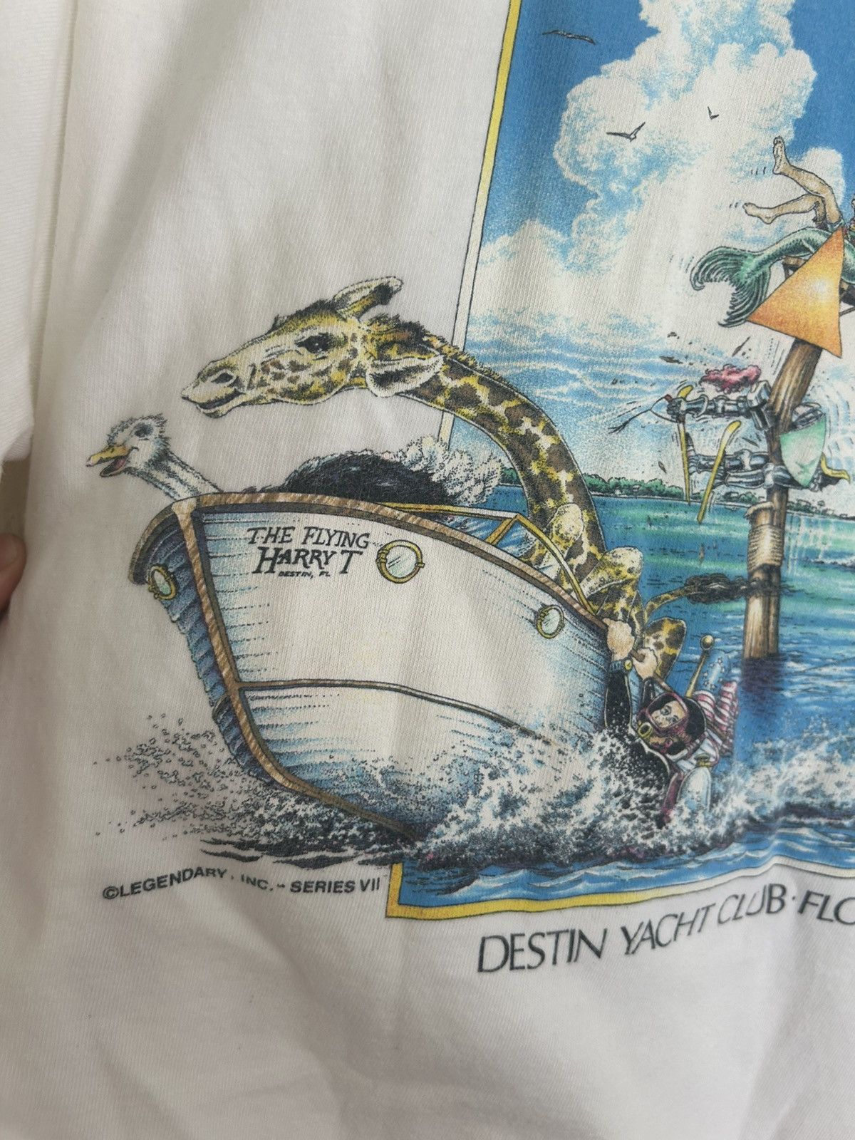 Vintage Vintage Harry T’s “Race of the Long Necks” Animal Jetski Tee Size US M / EU 48-50 / 2 - 10 Thumbnail