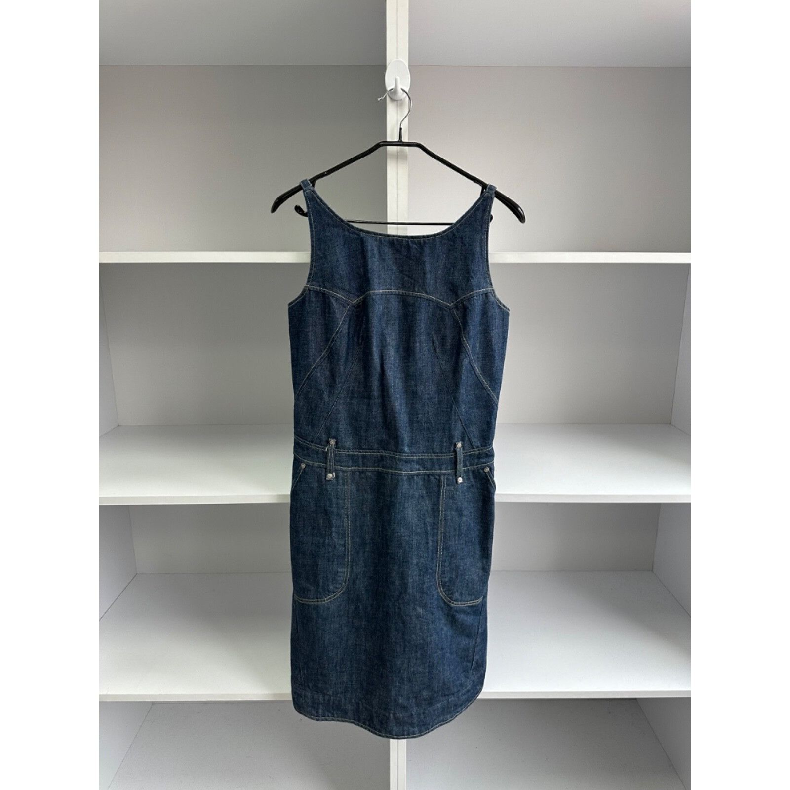 Levi's VTG Levi’s Woman Engineered Denim Dress Sz M Size M / US 6-8 / IT 42-44 - 1 Thumbnail