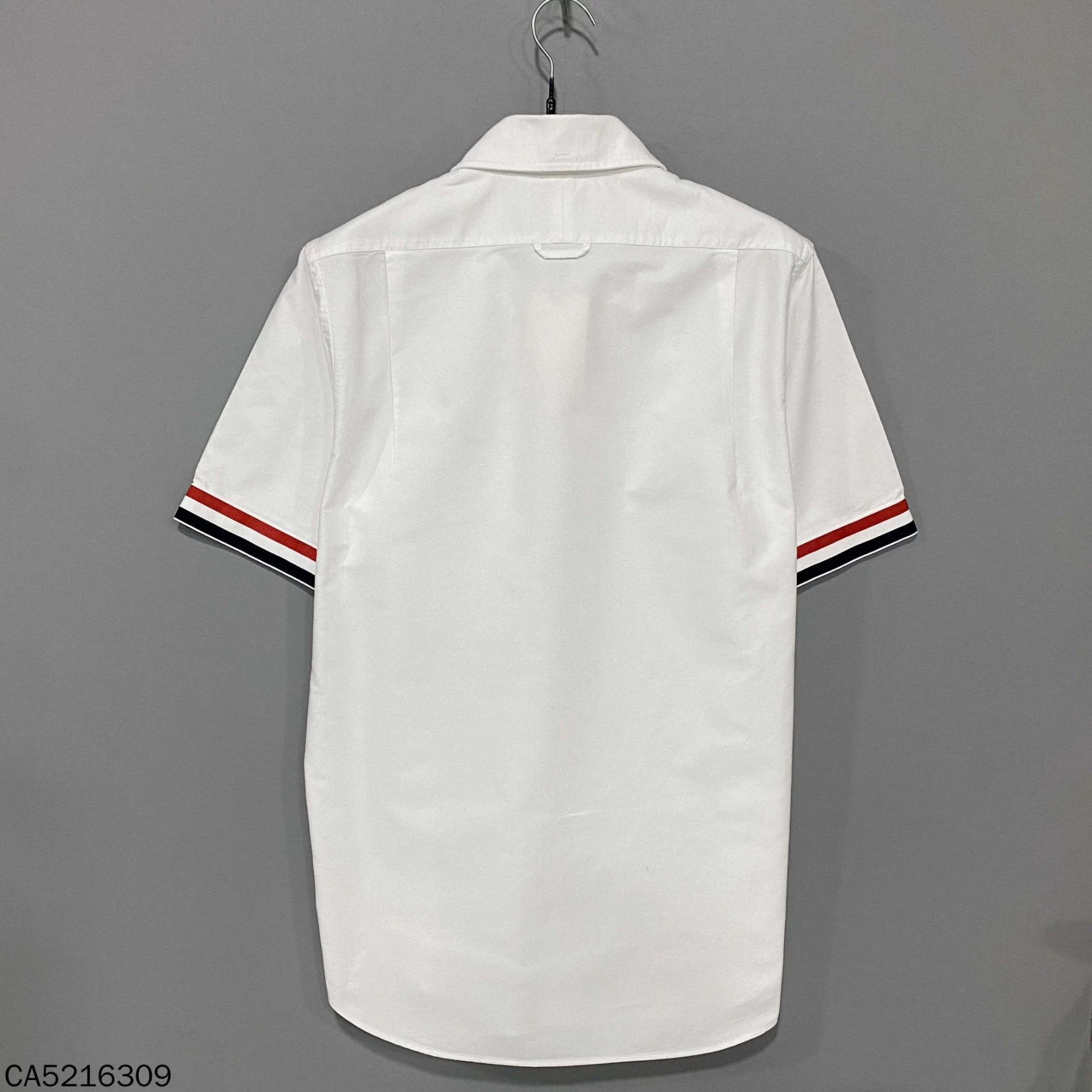 Thom Browne Thom Browne striped white short sleeve shirt women's 2 Size XS / US 0-2 / IT 36-38 - 3 Thumbnail