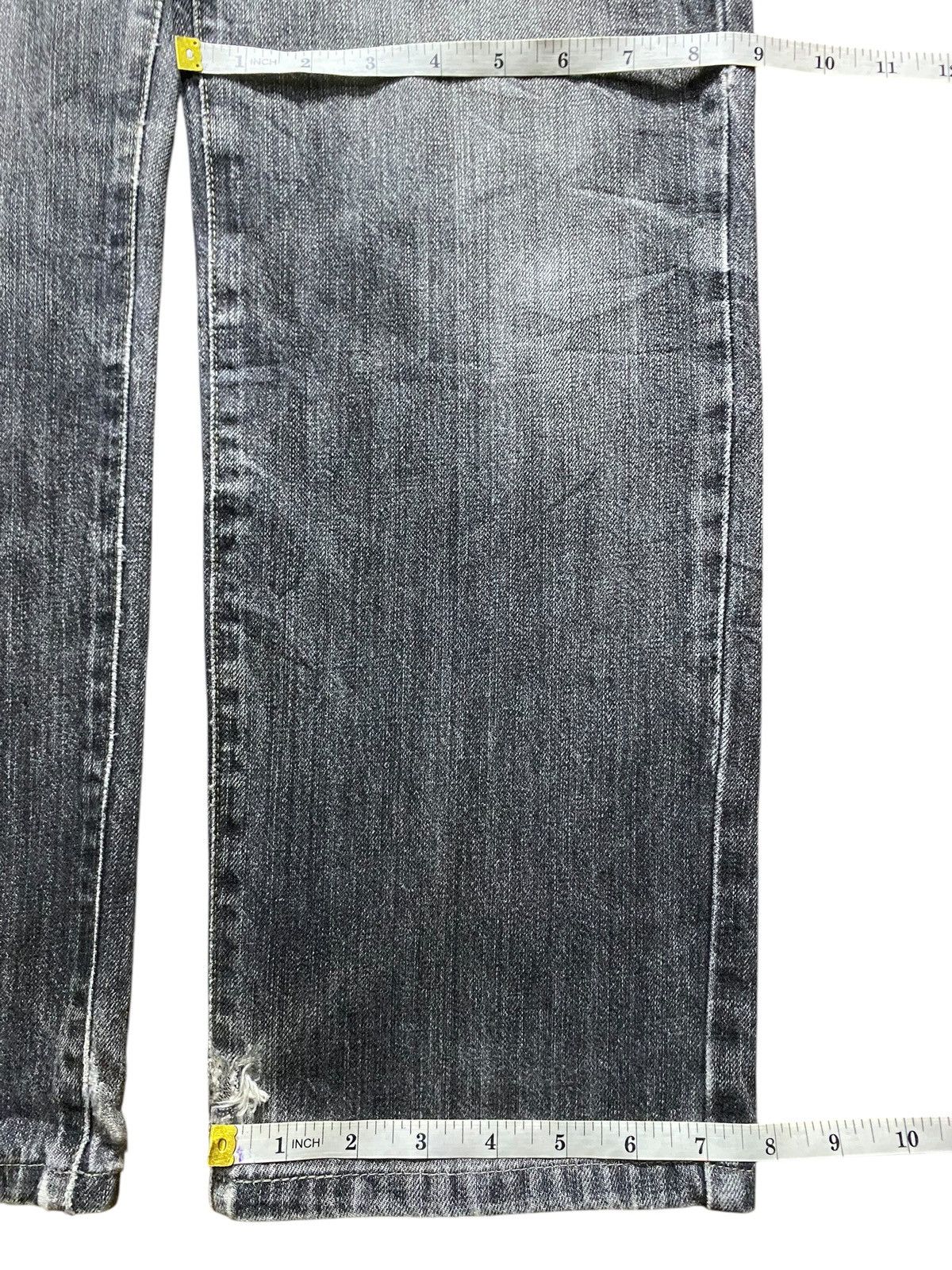 Edwin Vintage Edwin International Basic Denim Distressed Jeans Size US 30 / EU 46 - 11 Thumbnail