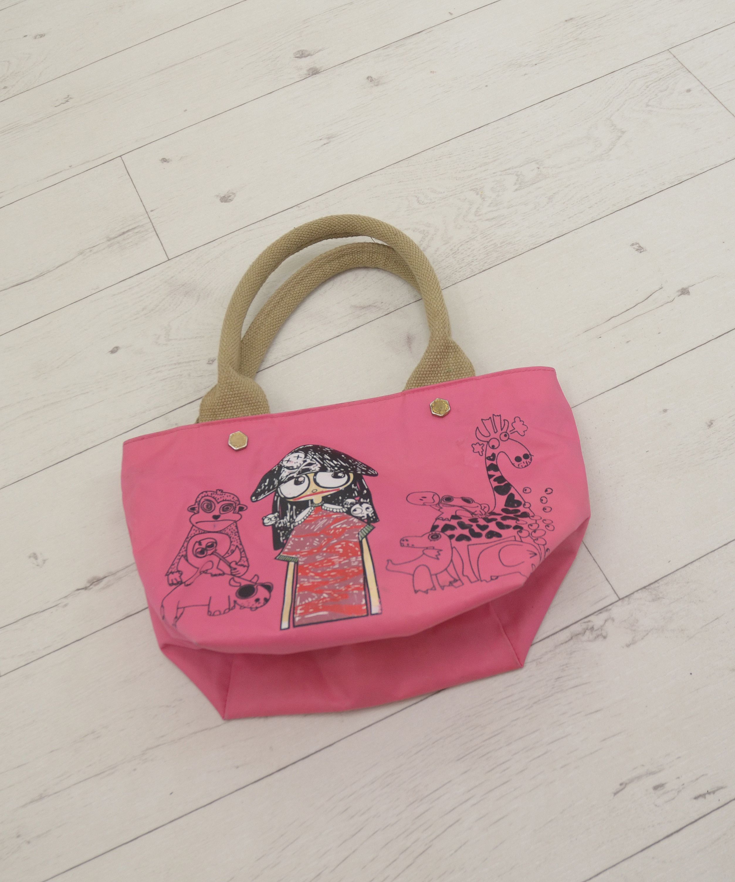Marc Jacobs × Marc by Marc Jacobs Marc By Marc Jacobs Tote Bag MJ Miss Marc Pirate Pink Size ONE SIZE - 7 Thumbnail