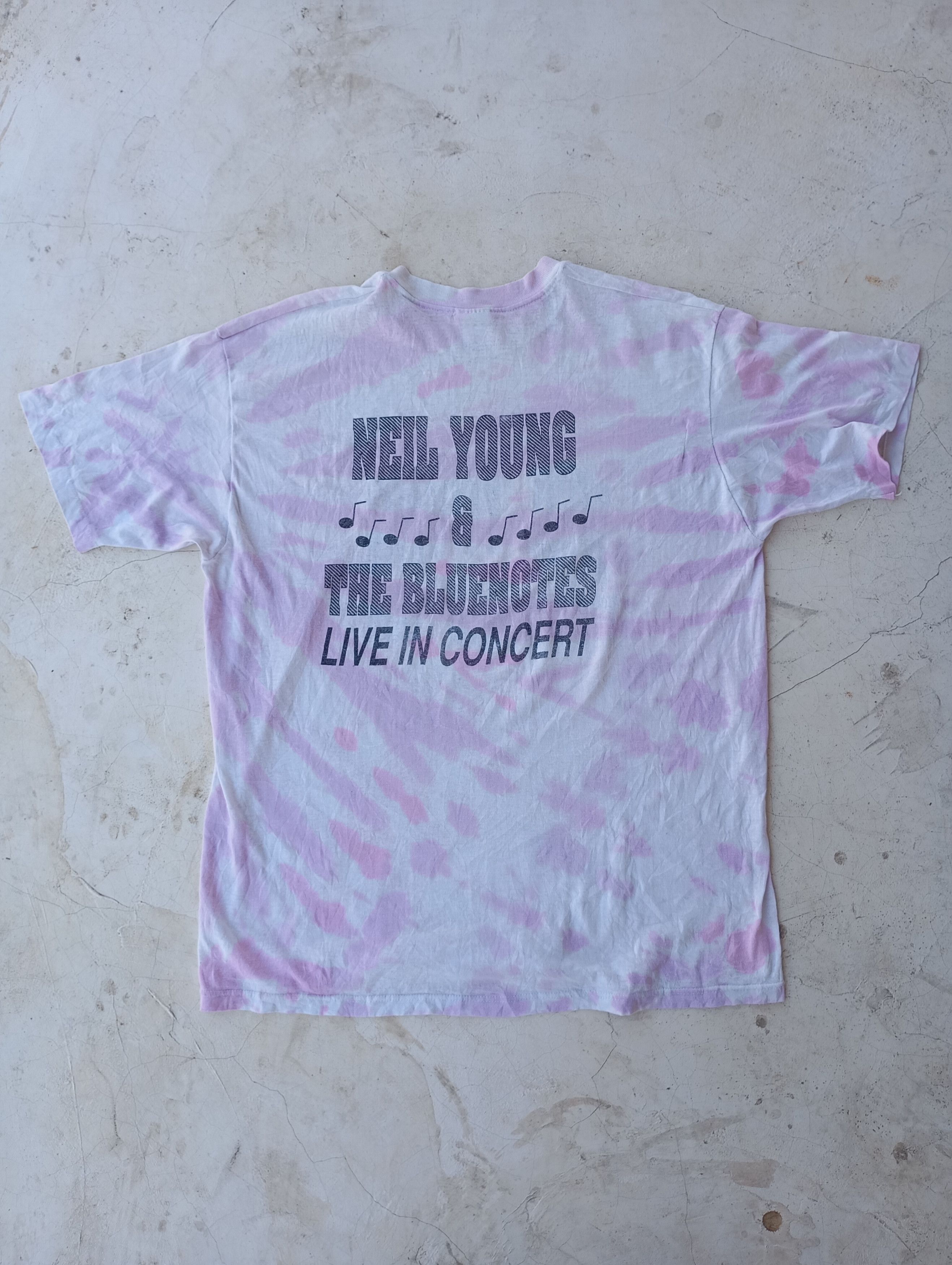 Band Tees × Vintage Vintage 1988 Nell Young World Tour T shirts Size US XL / EU 56 / 4 - 4 Thumbnail
