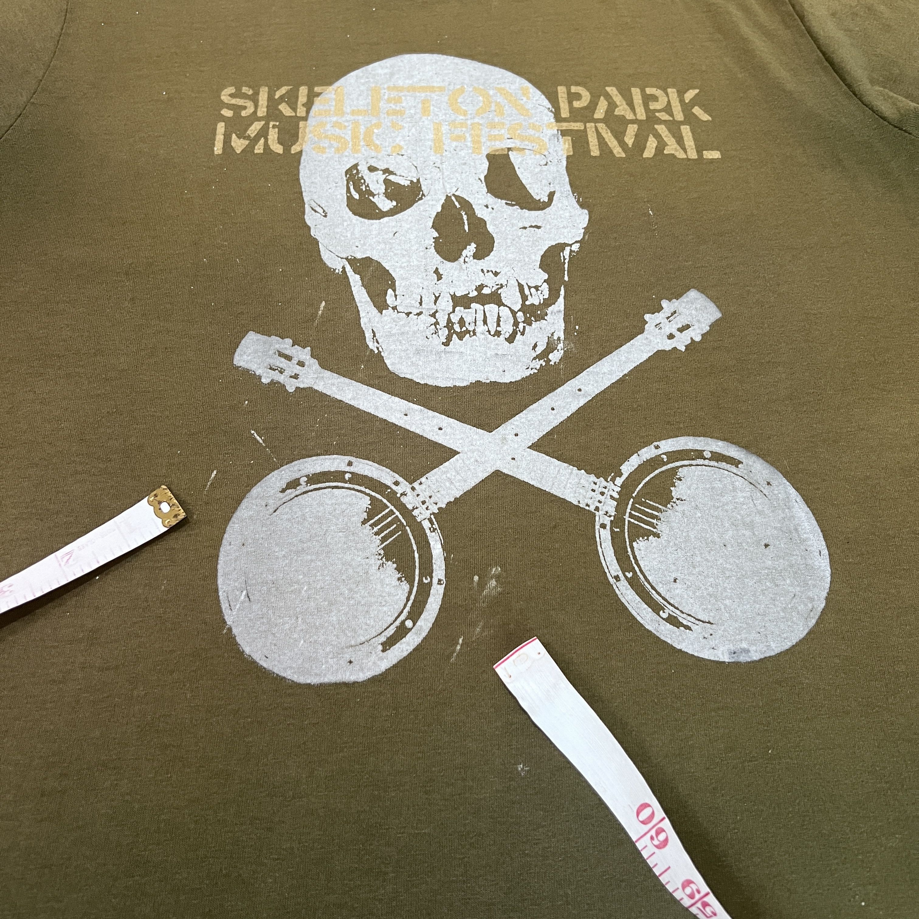 Grateful Dead × Vintage Vintage Skeleton Park Music Festival Promo Tee Faded Size US M / EU 48-50 / 2 - 4 Thumbnail