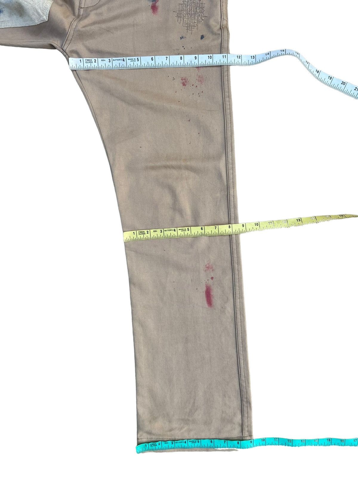 Vintage Bonds & Peace Japan Painter Khaki Flare Chinos Pant Size US 30 / EU 46 - 4 Thumbnail
