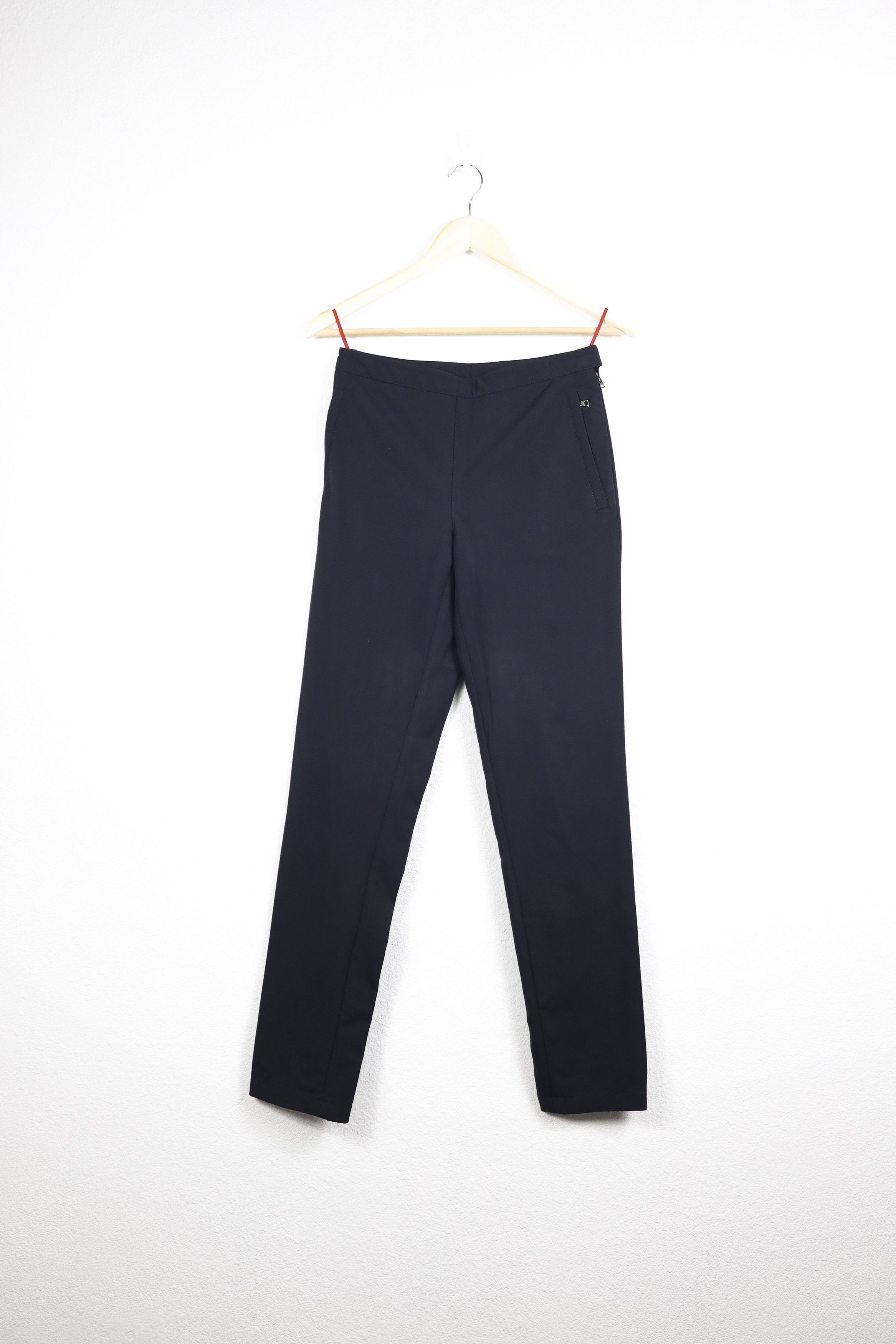 Prada Prada Red Tab Rubber Logo Nylon Track Pants Trousers Size 27" / US 4 / IT 40 - 1 Thumbnail