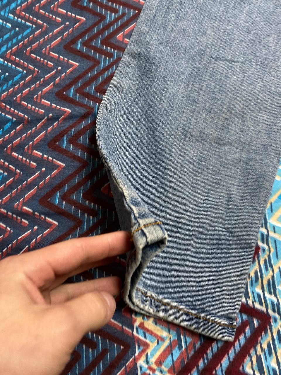 Vintage × Wrangler Crazy baggy Y2K wrangler faded distressed carpenter pants Size US 34 / EU 50 - 7 Thumbnail