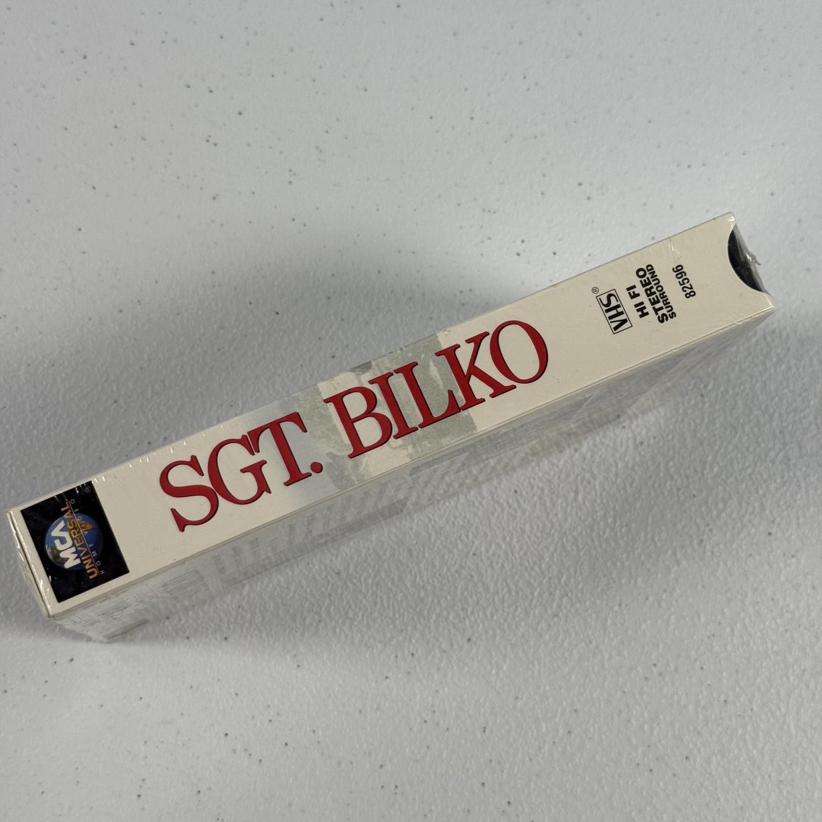Designer SGT. BILKO VHS 1996 Steve Martin DS SEALED MCA Watermarks Size ONE SIZE - 6 Thumbnail