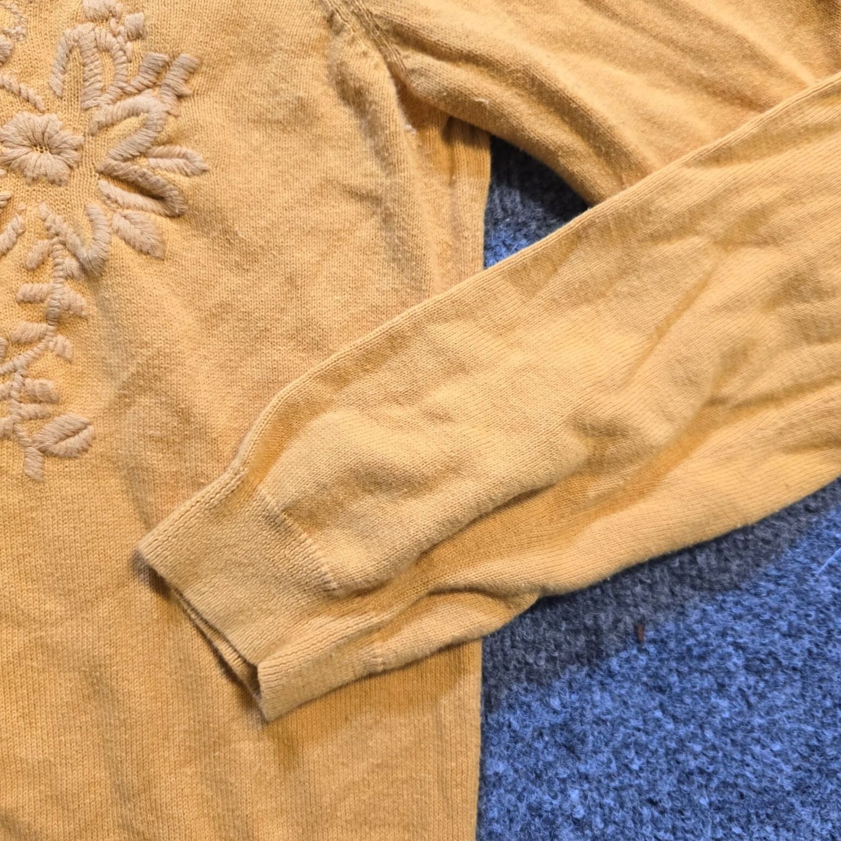 Vintage Sundance Sweater Cardigan Shirt Womens Size M Yellow Embroidery Capsule Casual Bohemian 90s? Size M / US 6-8 / IT 42-44 - 7 Thumbnail