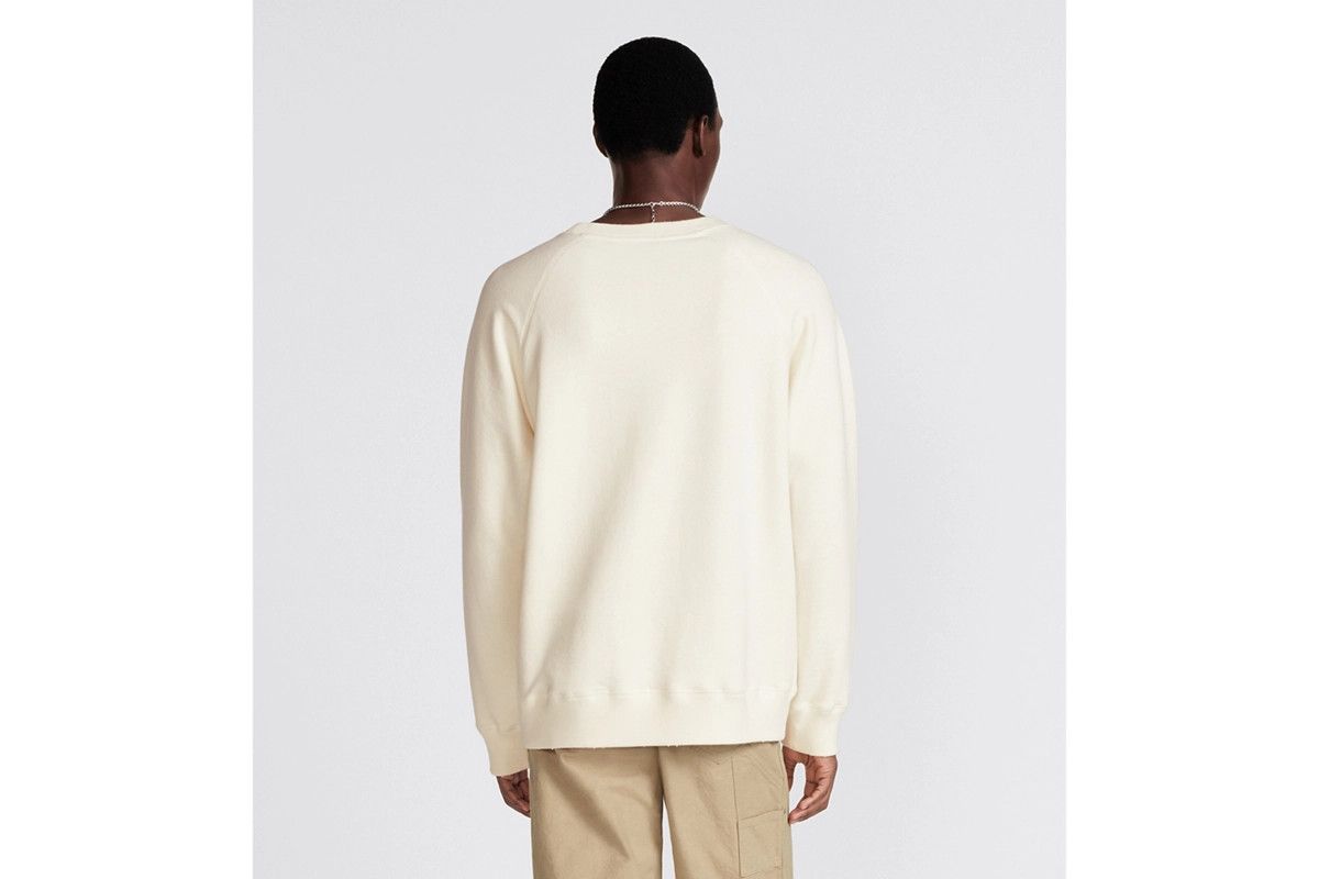 Dior o1bcso1str0226 Relaxed-Fit Bobby Sweatshirt in White Size US S / EU 44-46 / 1 - 6 Thumbnail