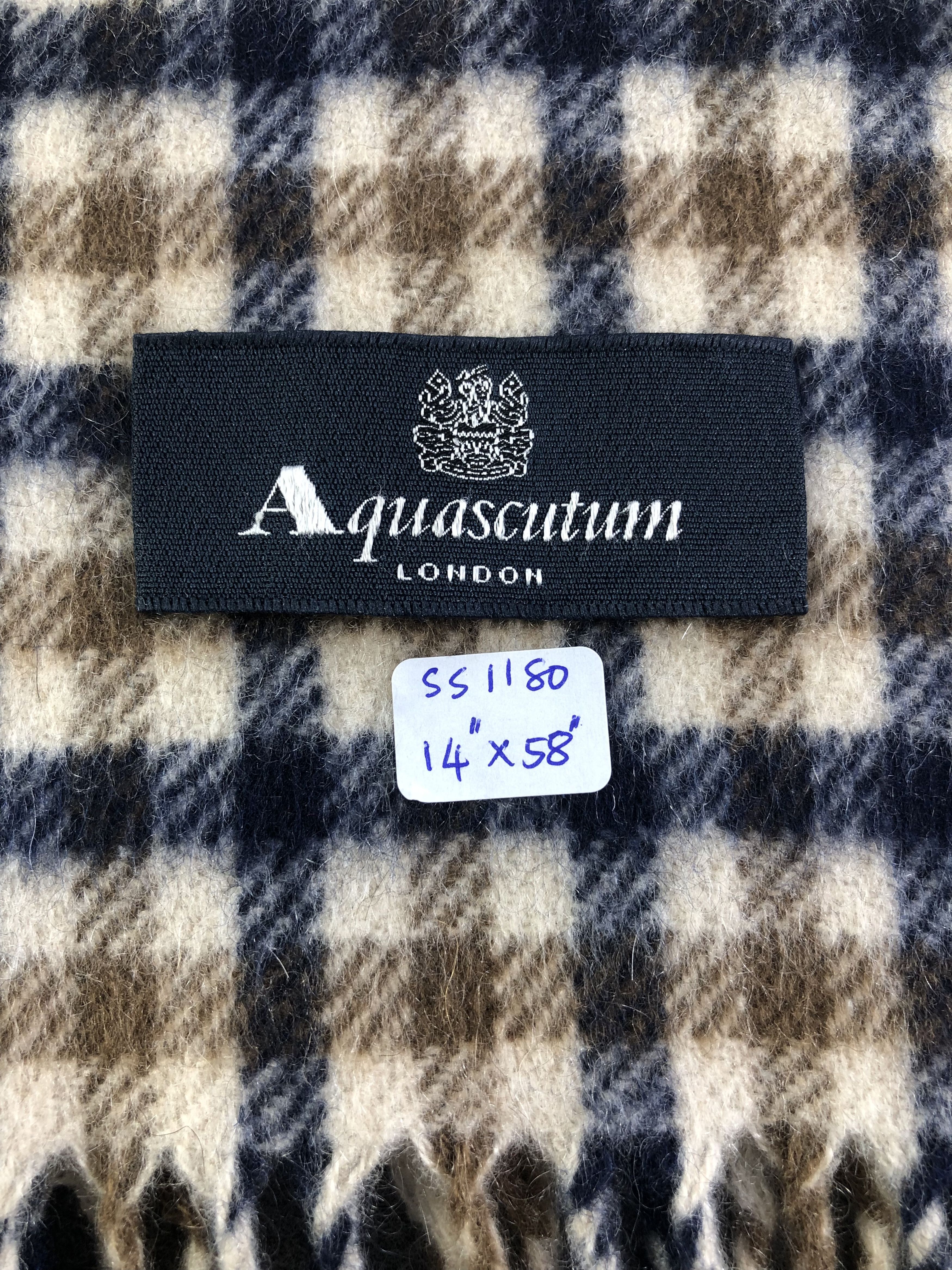 Aquascutum Aquasqutum Scarf / Muffler / Neckwear SS1180 Size ONE SIZE - 4 Thumbnail