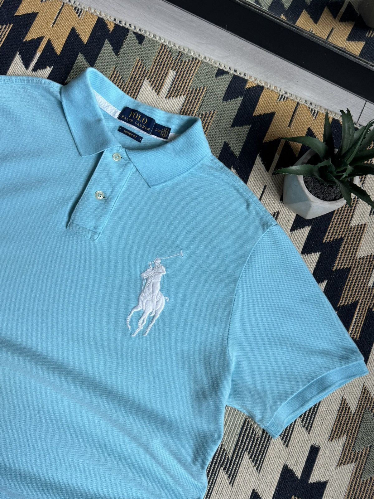 Polo Ralph Lauren Vintage Polo Ralph Lauren Big Pony #3 T-shirt Size US L / EU 52-54 / 3 - 5 Thumbnail