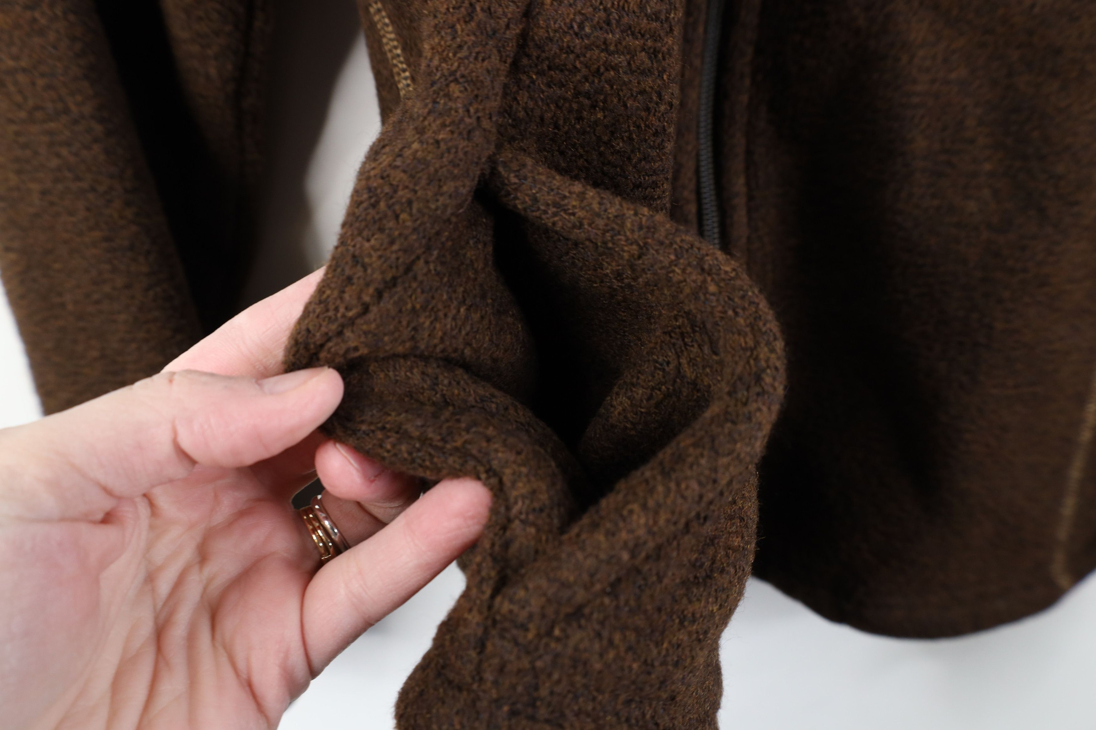 Kuhl Kuhl Mountain Spell Out Alfpaca Fleece Full Zip Jacket Brown Size L / US 10 / IT 46 - 6 Thumbnail