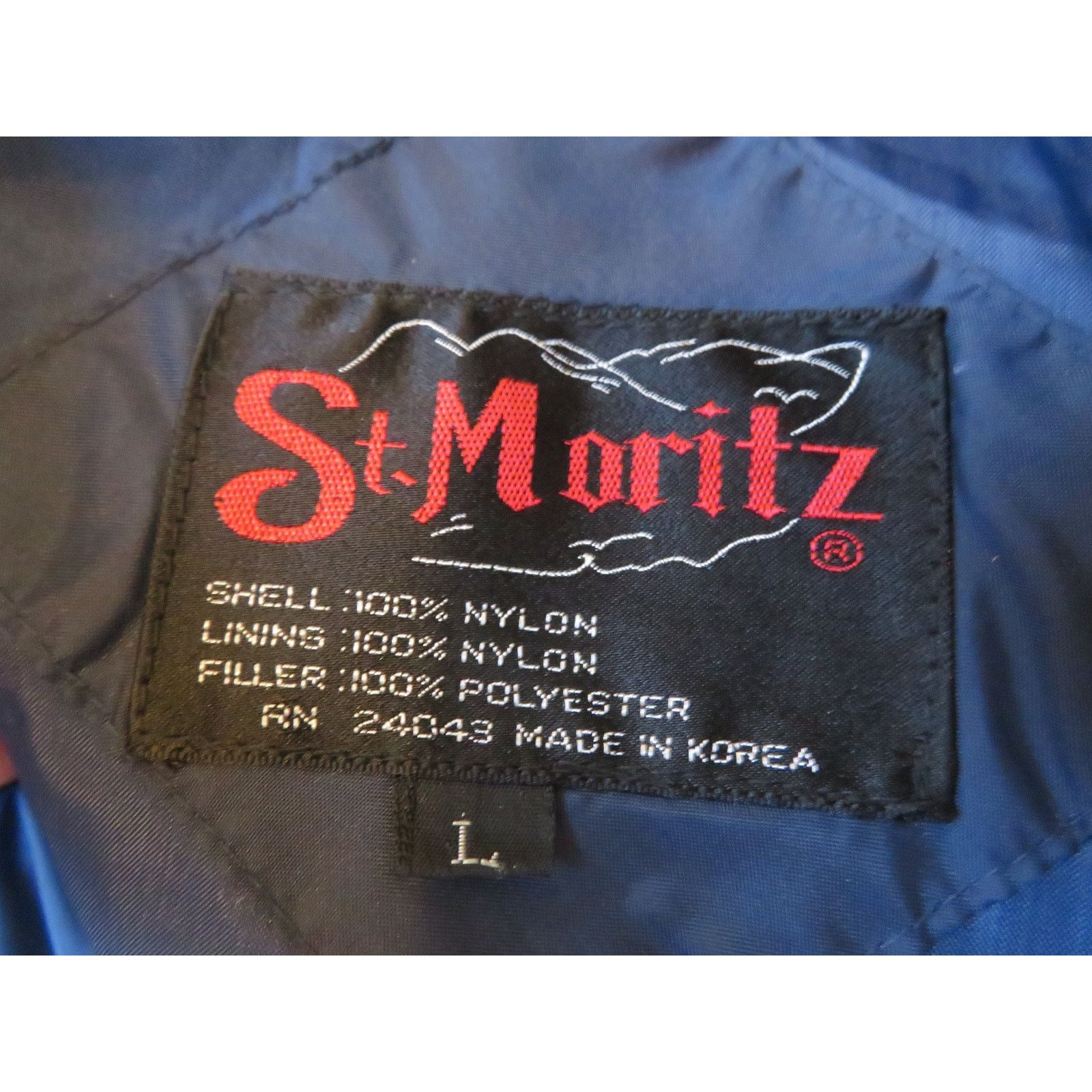 Other Operation Desert Storm Shield St Moritz Vest Blue Sz L 1980s Size US L / EU 52-54 / 3 - 5 Thumbnail