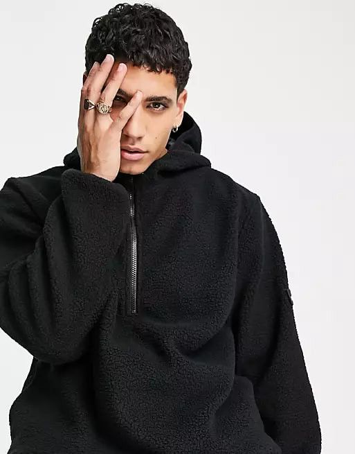 Japanese Brand × Vintage Deep Pile Sherpa Fleece Pullover Size US M / EU 48-50 / 2 - 1 Thumbnail
