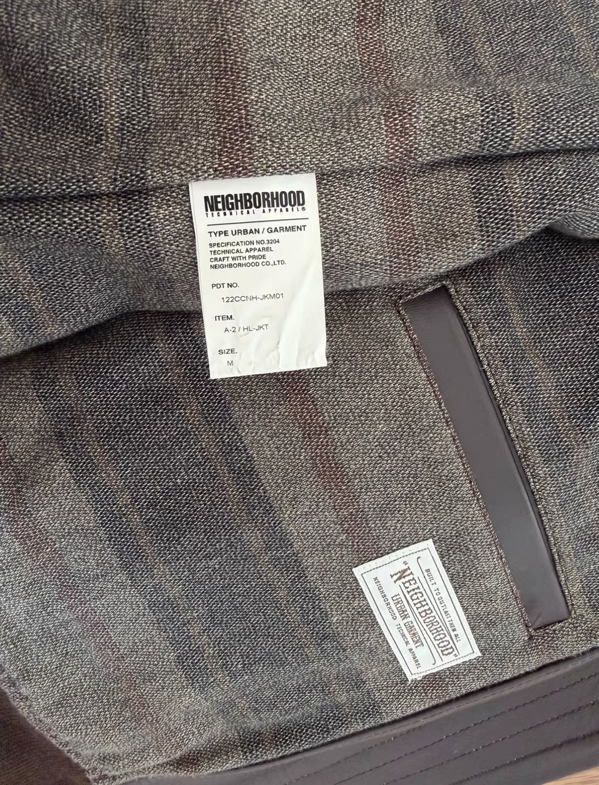 Neighborhood NEIGHBORHOOD A-2 HL JKT Horse leather jacket Size US M / EU 48-50 / 2 - 5 Thumbnail