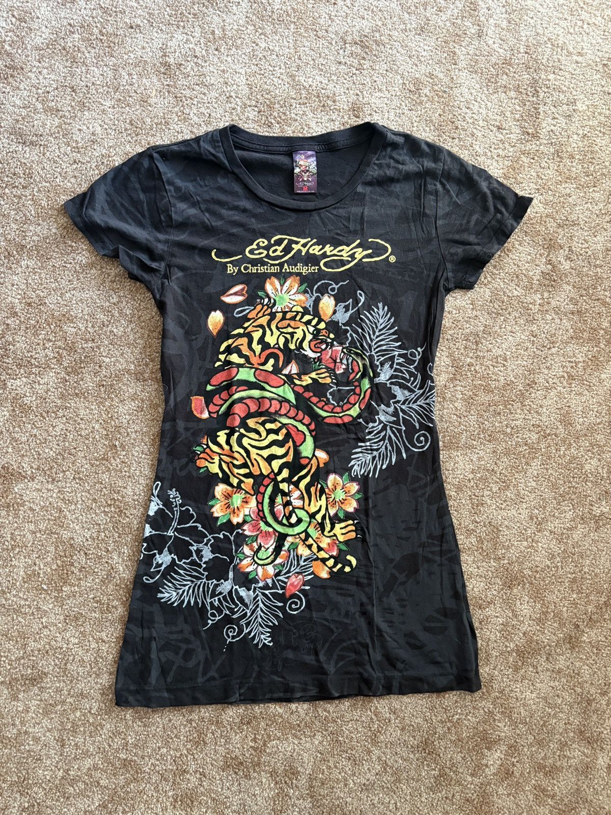 Ed Hardy Ed hardy y2k dress long tiger print big logo Size M / US 6-8 / IT 42-44 - 1 Thumbnail