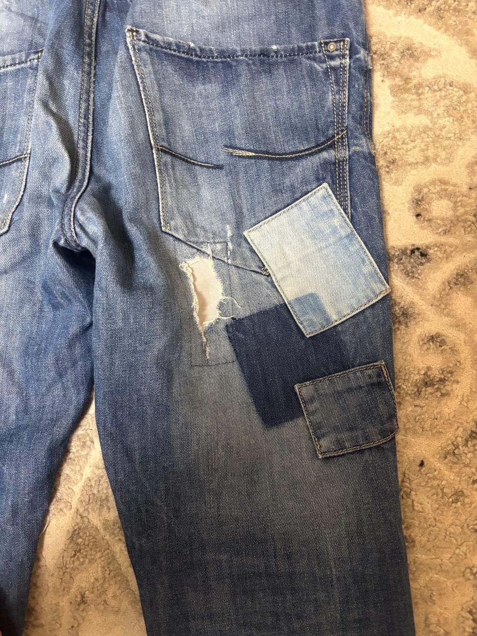 Jack & Jones Jack & Jones 1975 Patchwork Distressed Jeans Men’s Vintage Size US 32 / EU 48 - 6 Thumbnail