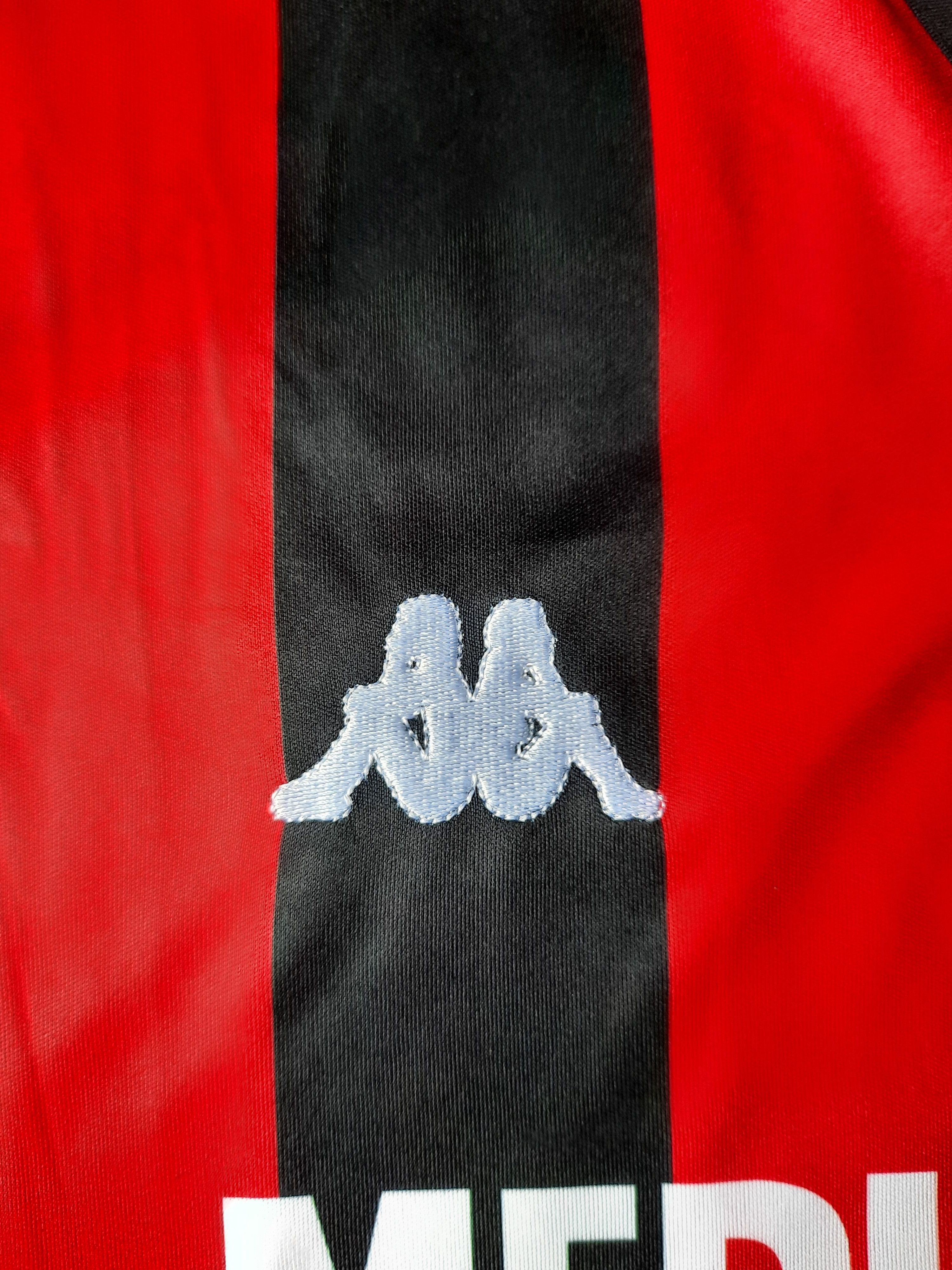 Kappa Kappa AC Milan 1988-1989 home jersey Size US L / EU 52-54 / 3 - 6 Thumbnail